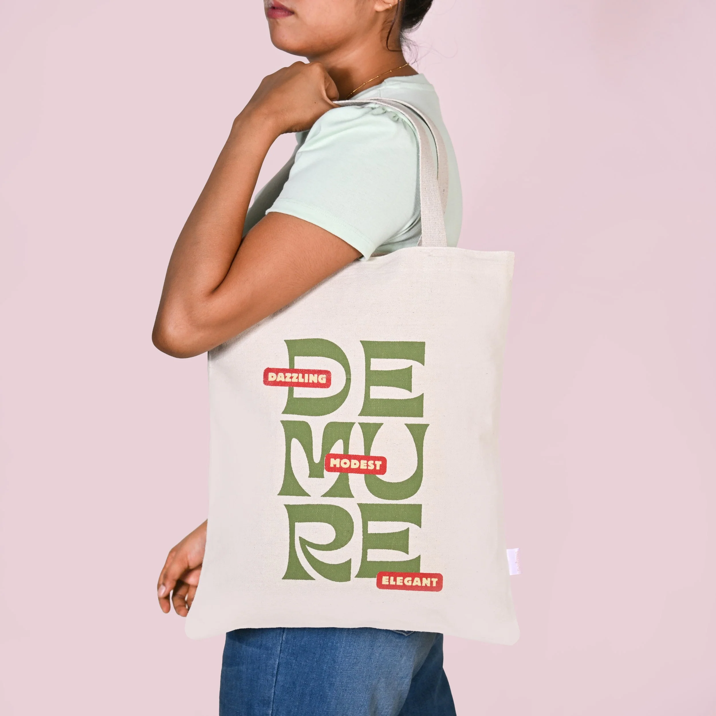 Aesthetic Sustainable Street Tote Bag Set Of 2 - Image 2