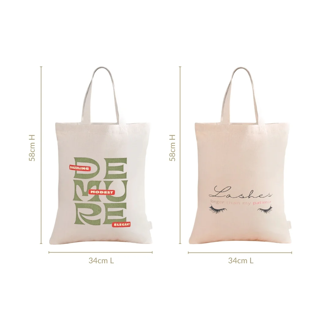 Aesthetic Sustainable Street Tote Bag Set Of 2 - Image 4