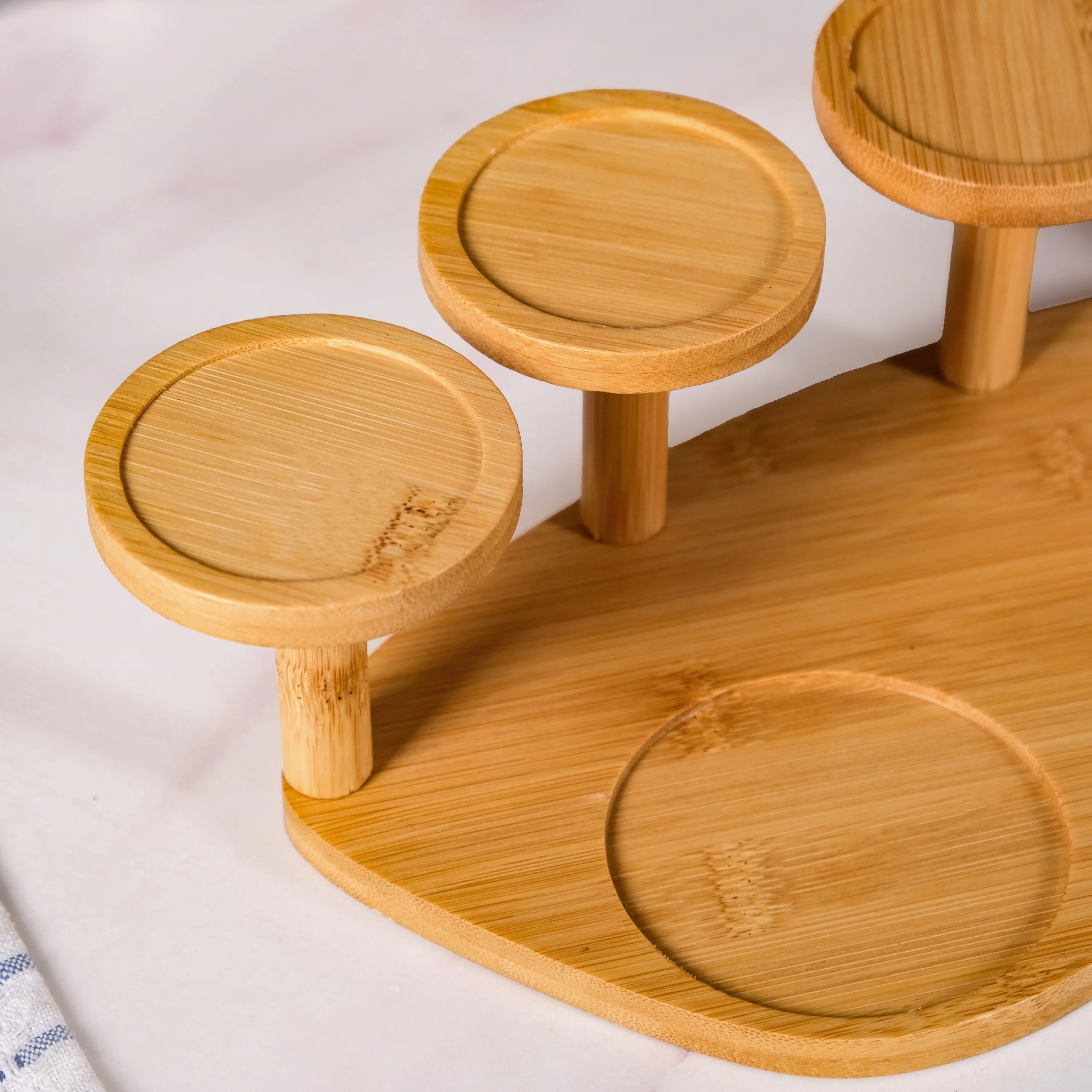 Airtight Ceramic Jar Set Of 9 With Stand - Image 6