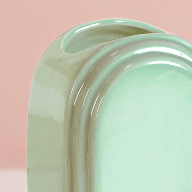 Art Deco Bathroom Set Of 3 With Tray Jade Green - Image 11