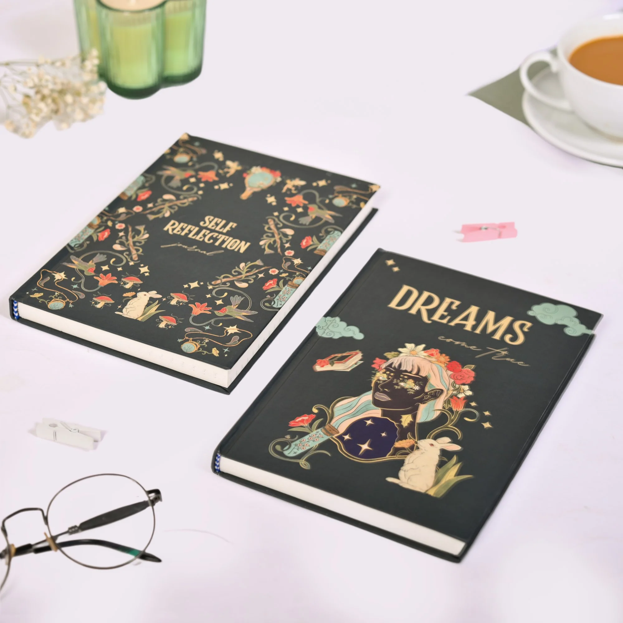 Aspire And Reflect Hardcover Journal Set Of 2 - Image 3
