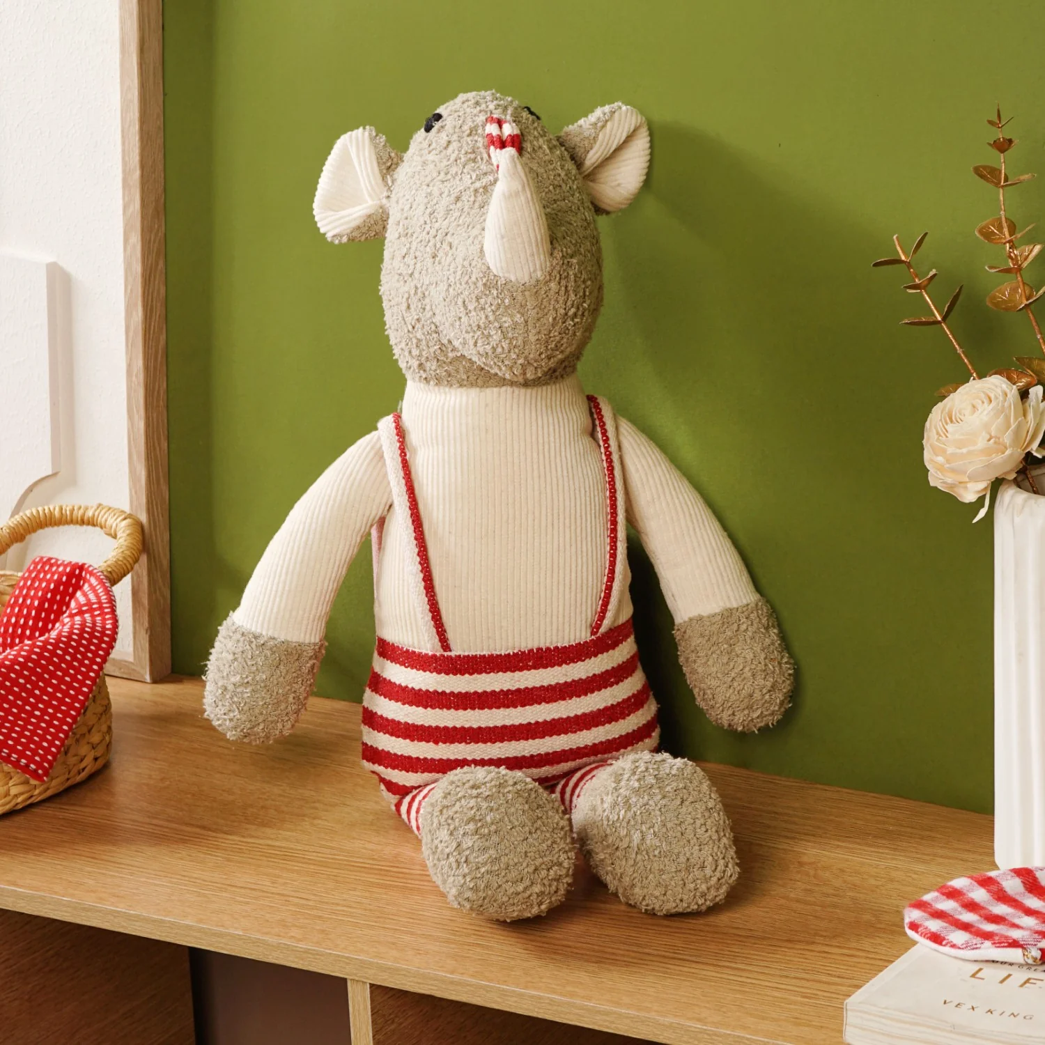 Baby Rhino Plushie For Toddlers - Image 2