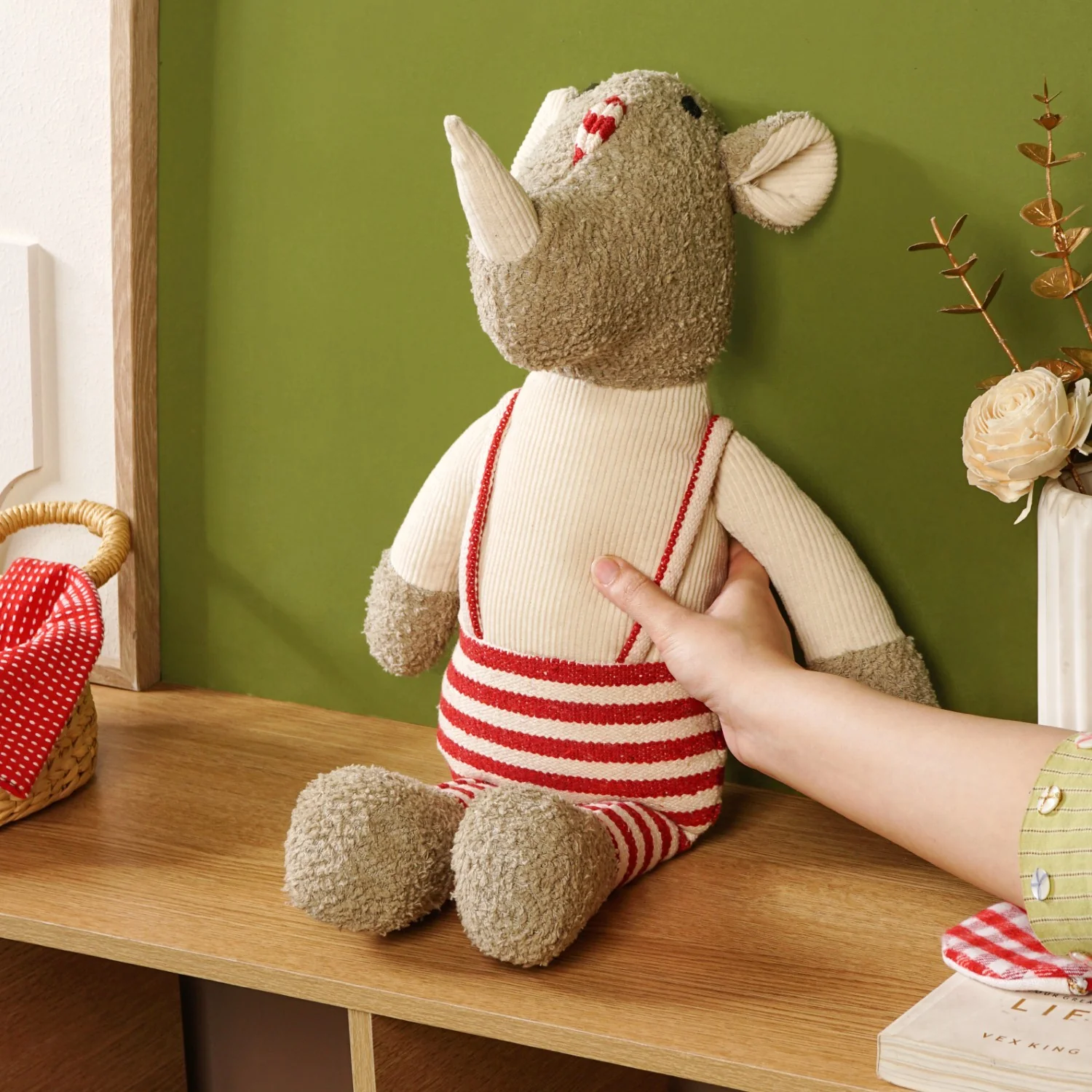 Baby Rhino Plushie For Toddlers - Image 3