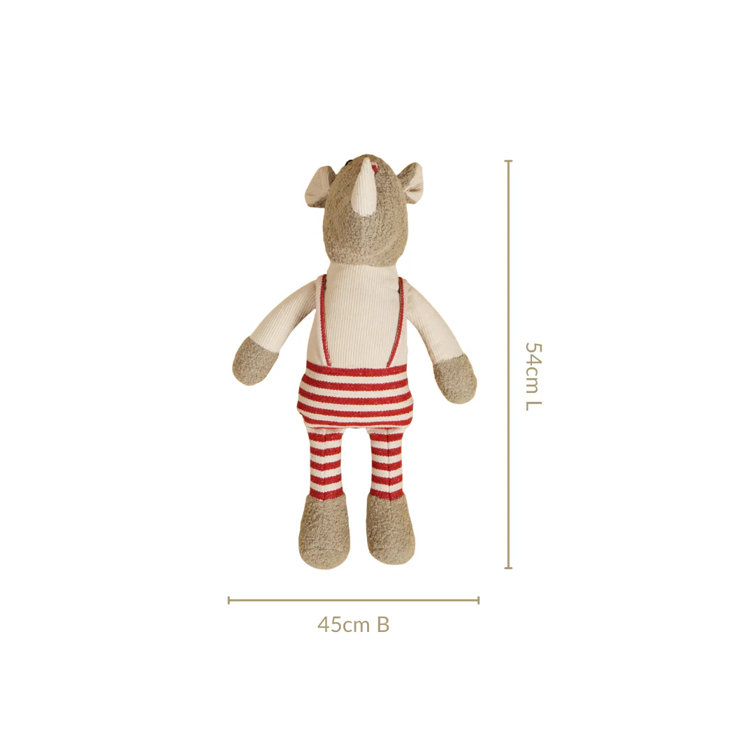 Baby Rhino Plushie For Toddlers - Image 4
