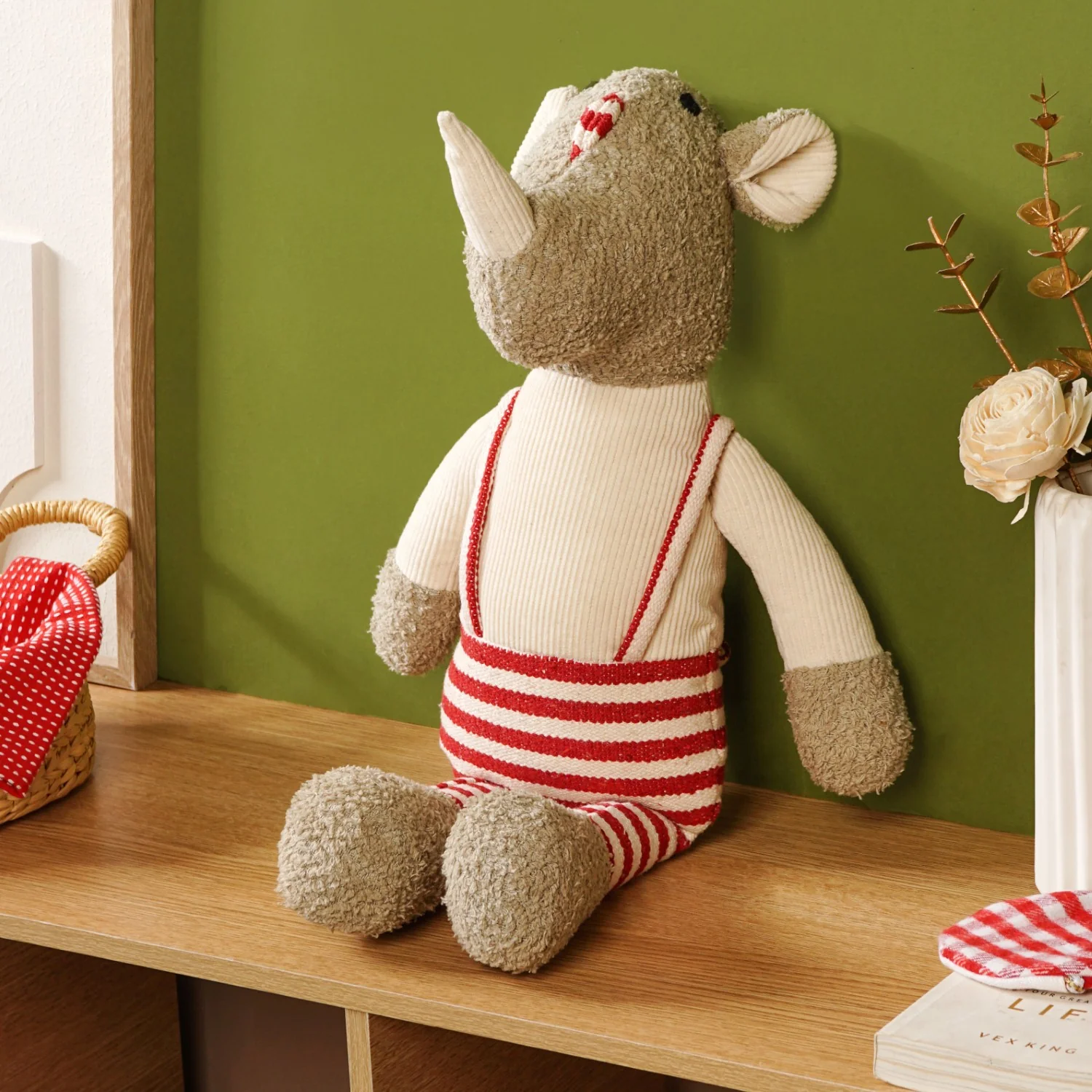 Baby Rhino Plushie For Toddlers - Image 8