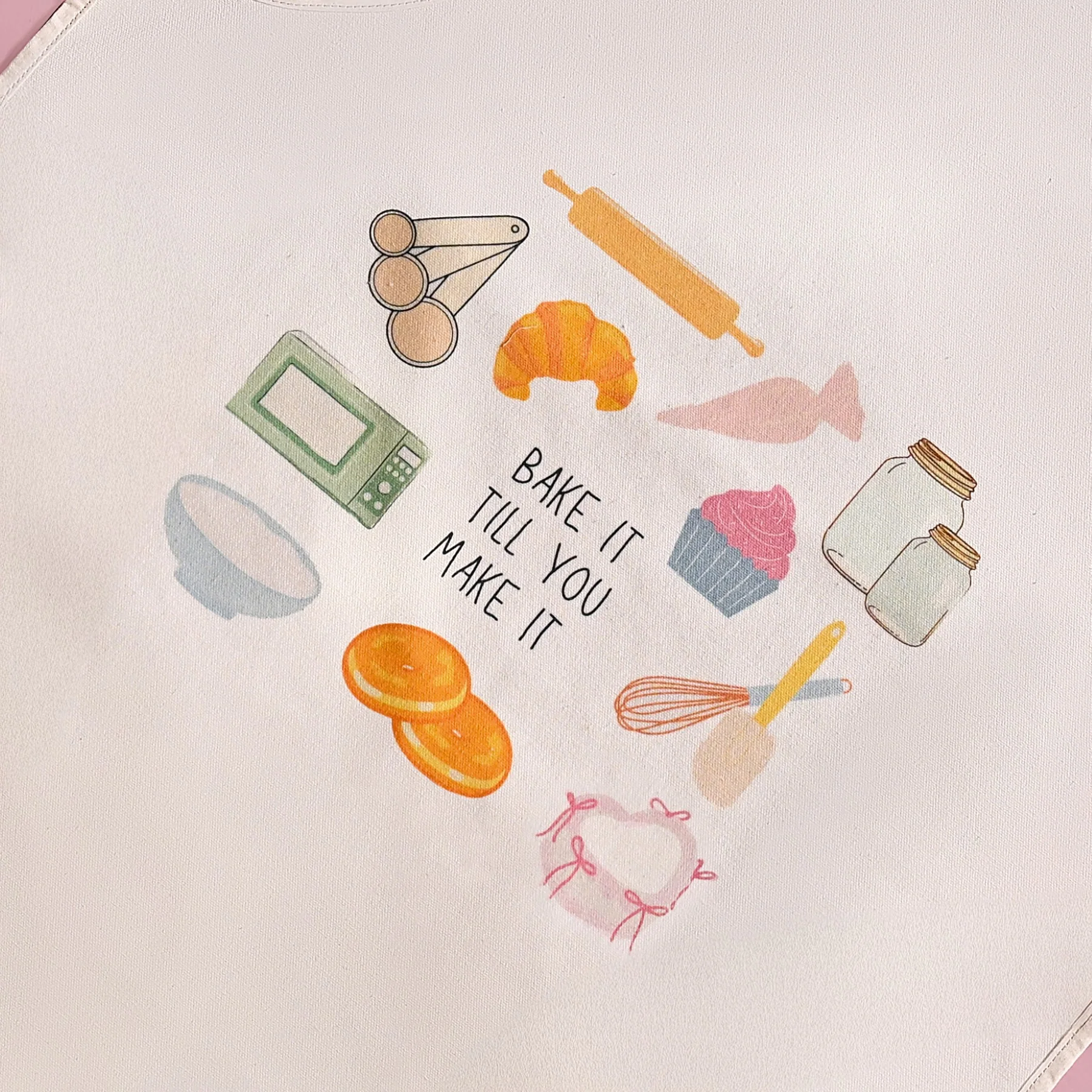 Baker Mode Apron Mitten Pot Holder Set Of 3 - Image 5