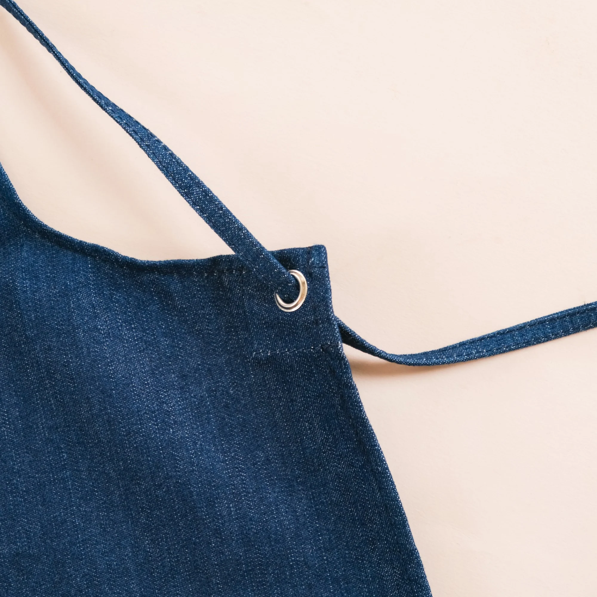 Denim Apron for Men Tan Brown - Image 7