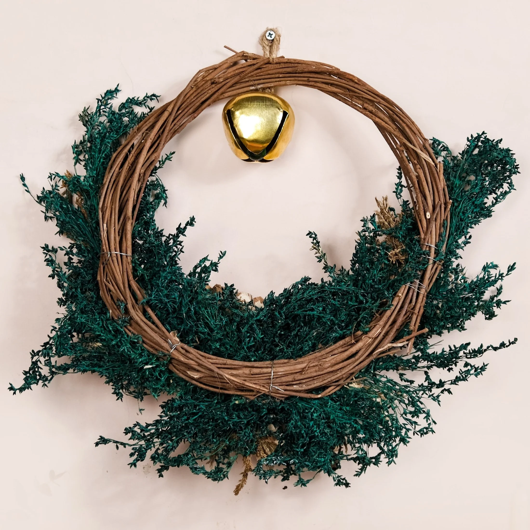 Bell Wreath With Natural Dried Flowers - Image 7