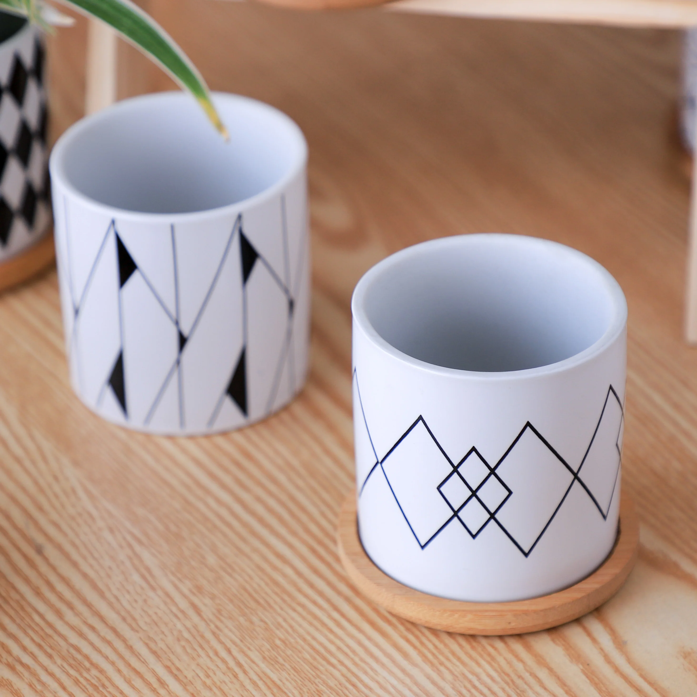 Black And White Planter - Image 17