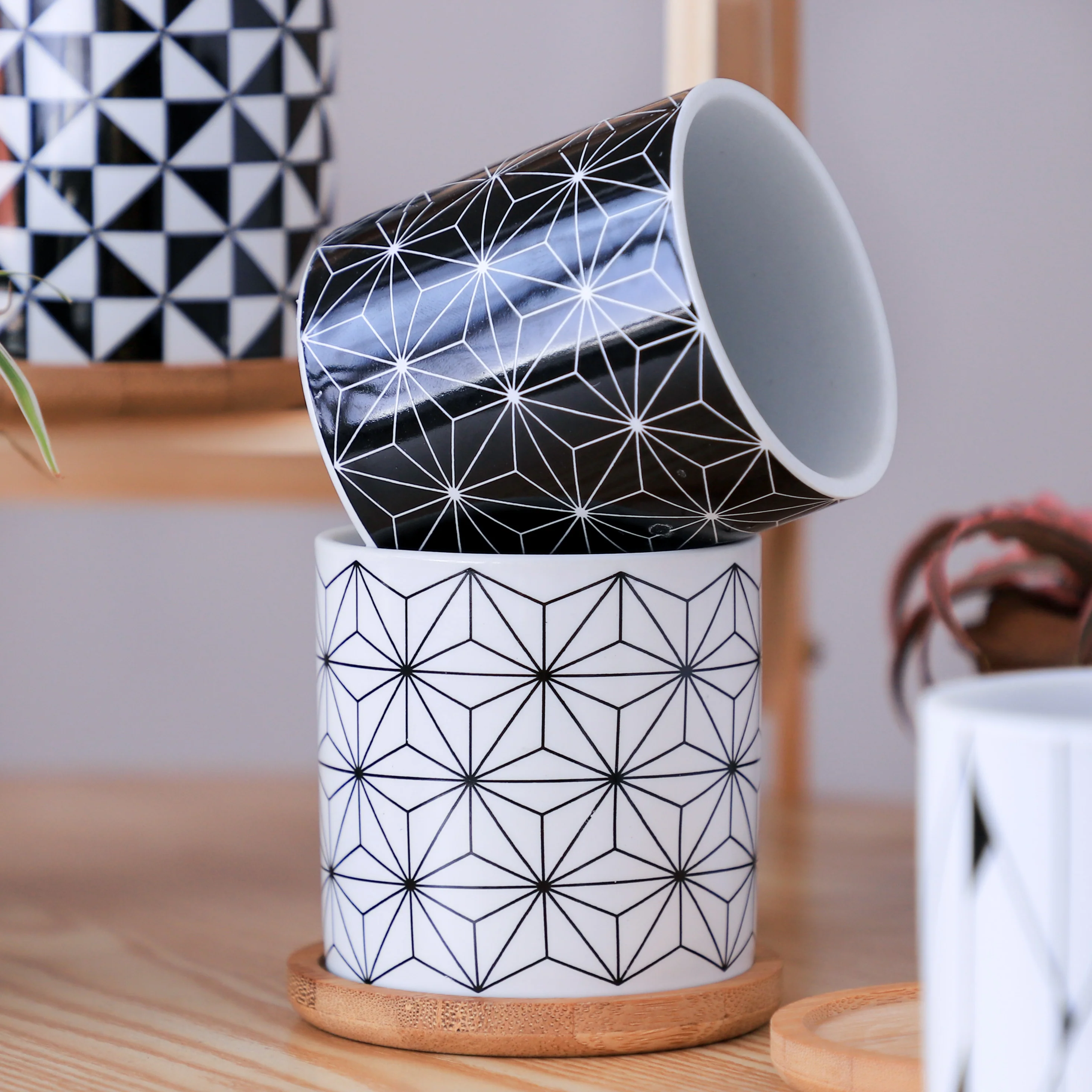 Black And White Planter - Image 19