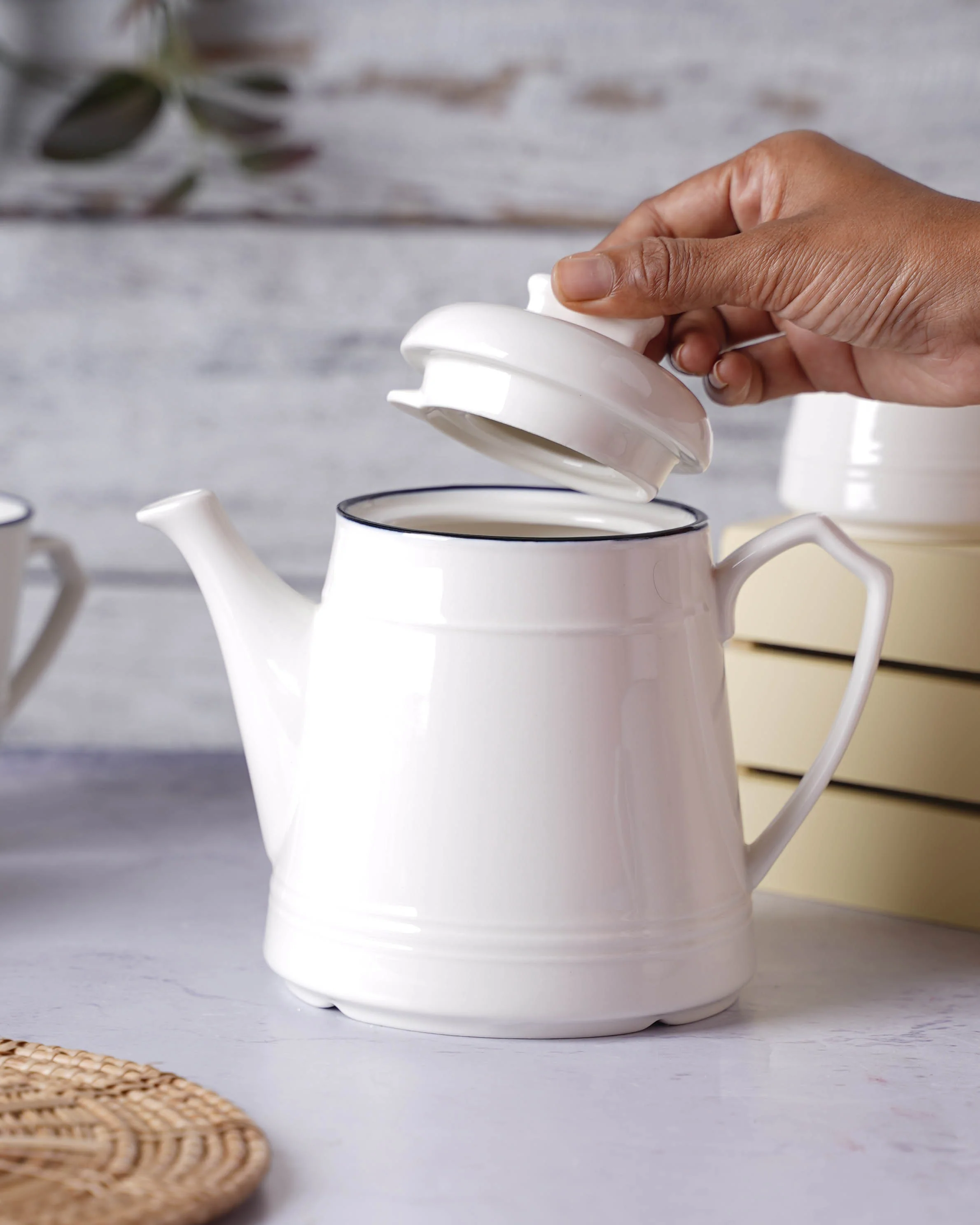 Black and White Tea Set - Image 14