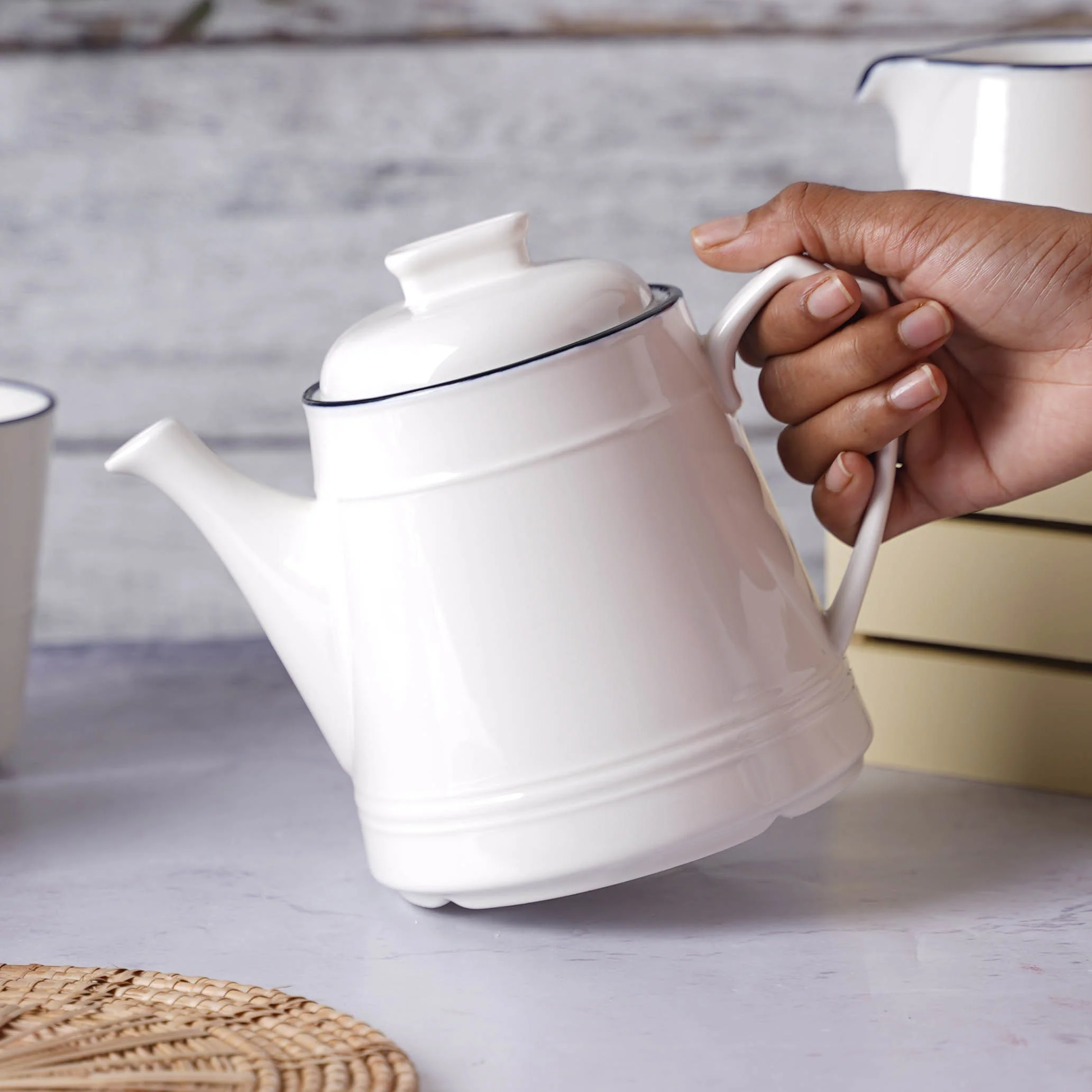 Black and White Tea Set - Image 15