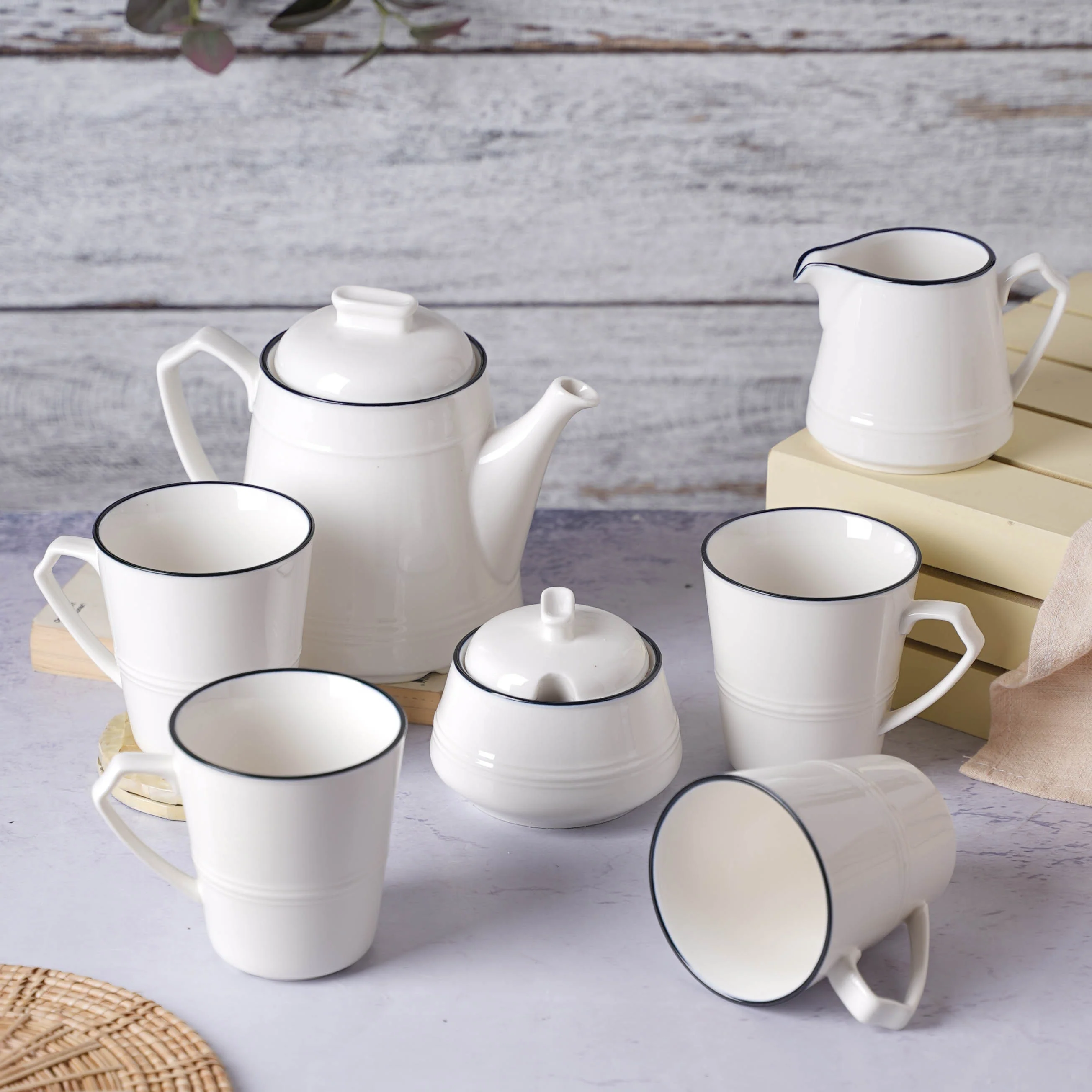 Black and White Tea Set - Image 18