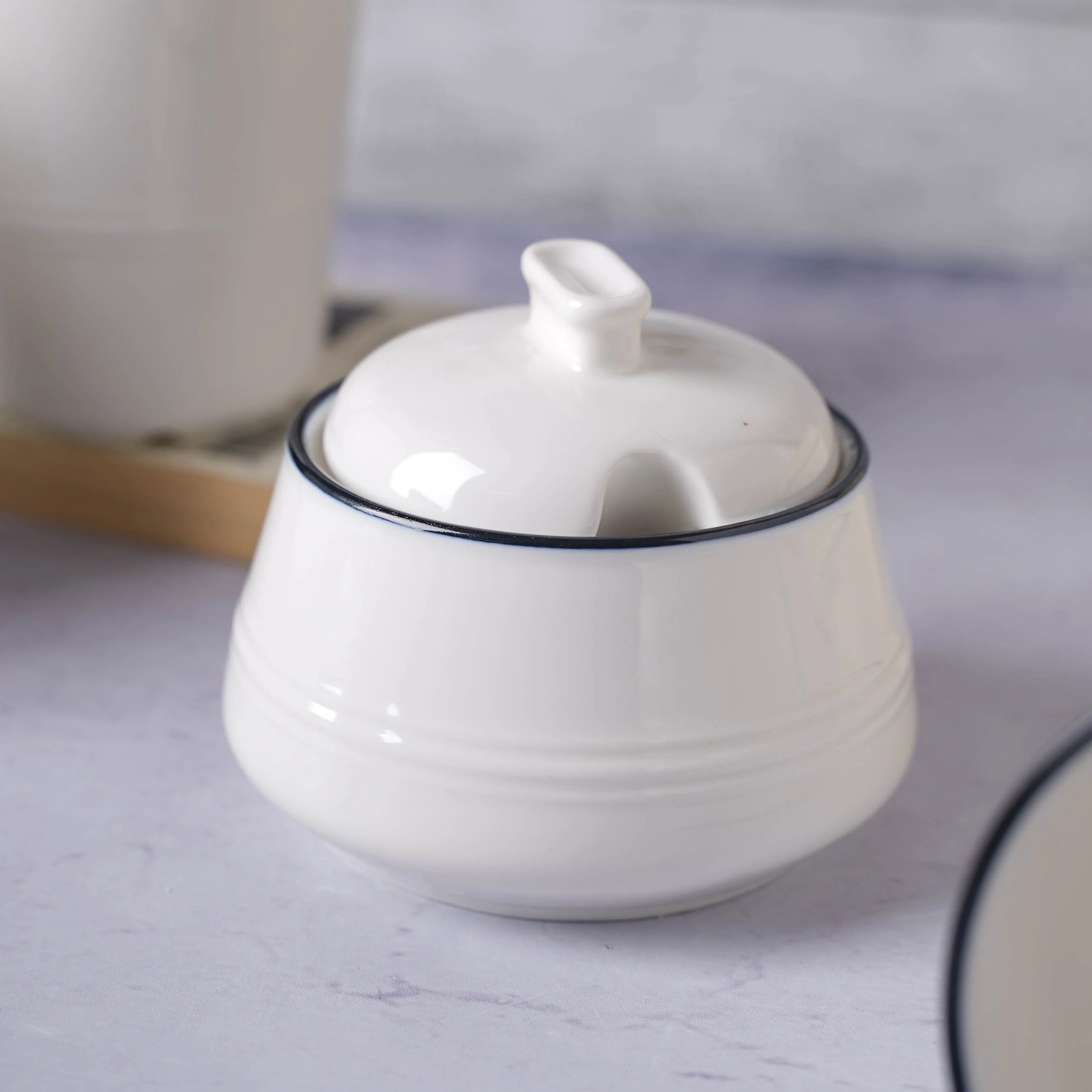 Black and White Tea Set - Image 6