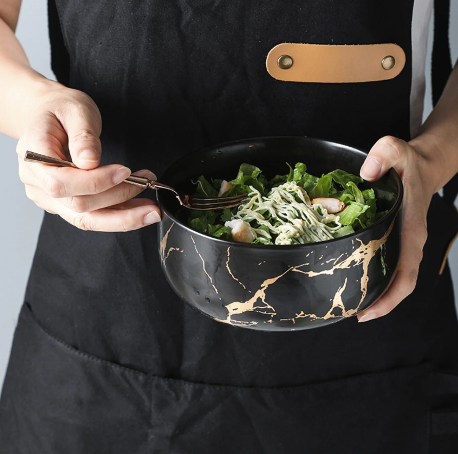 Black Marble Bowl 400 ml - Image 10