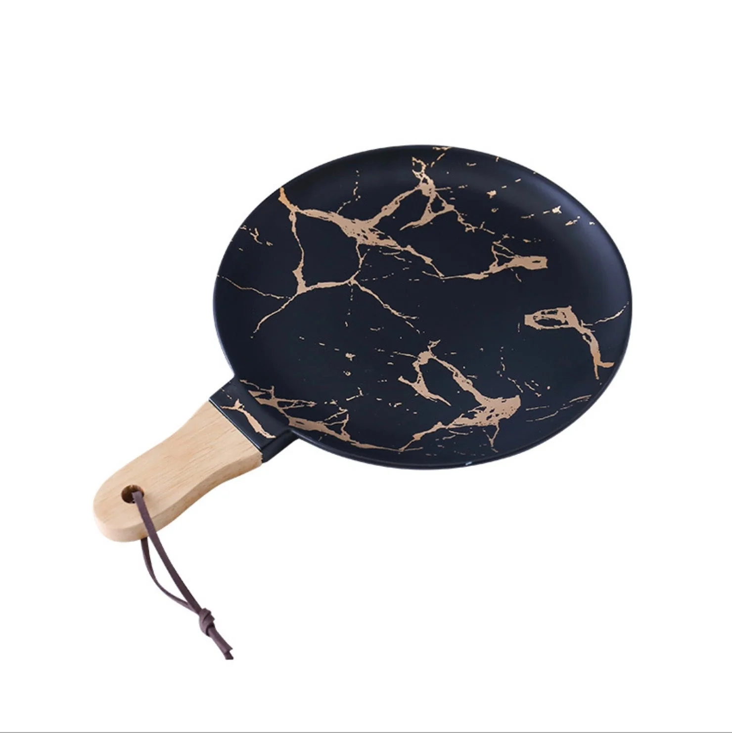 Black Marble Snack Plate - Image 4