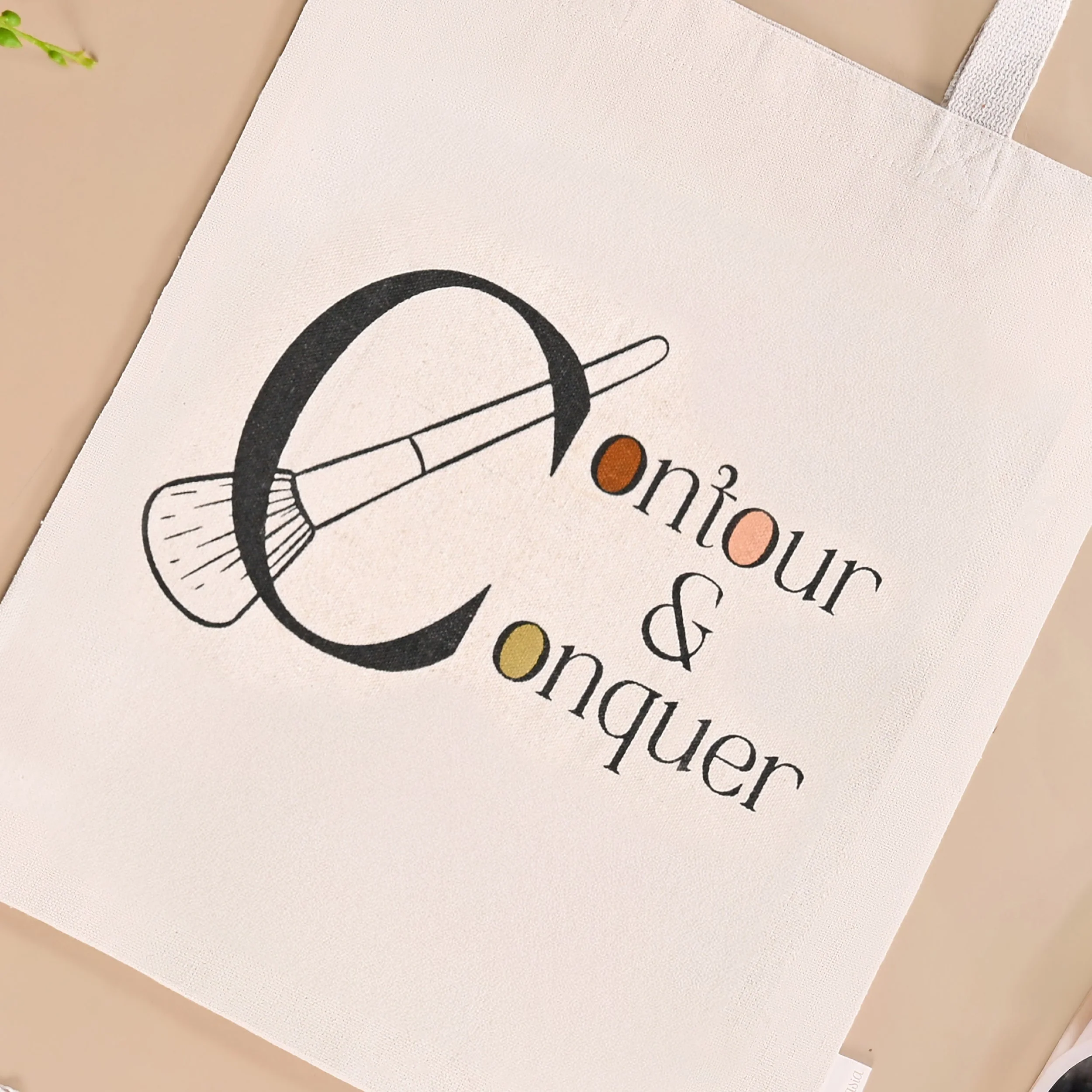 Blend And Contour Canvas Tote Bag For Women Set Of 2 - Image 9
