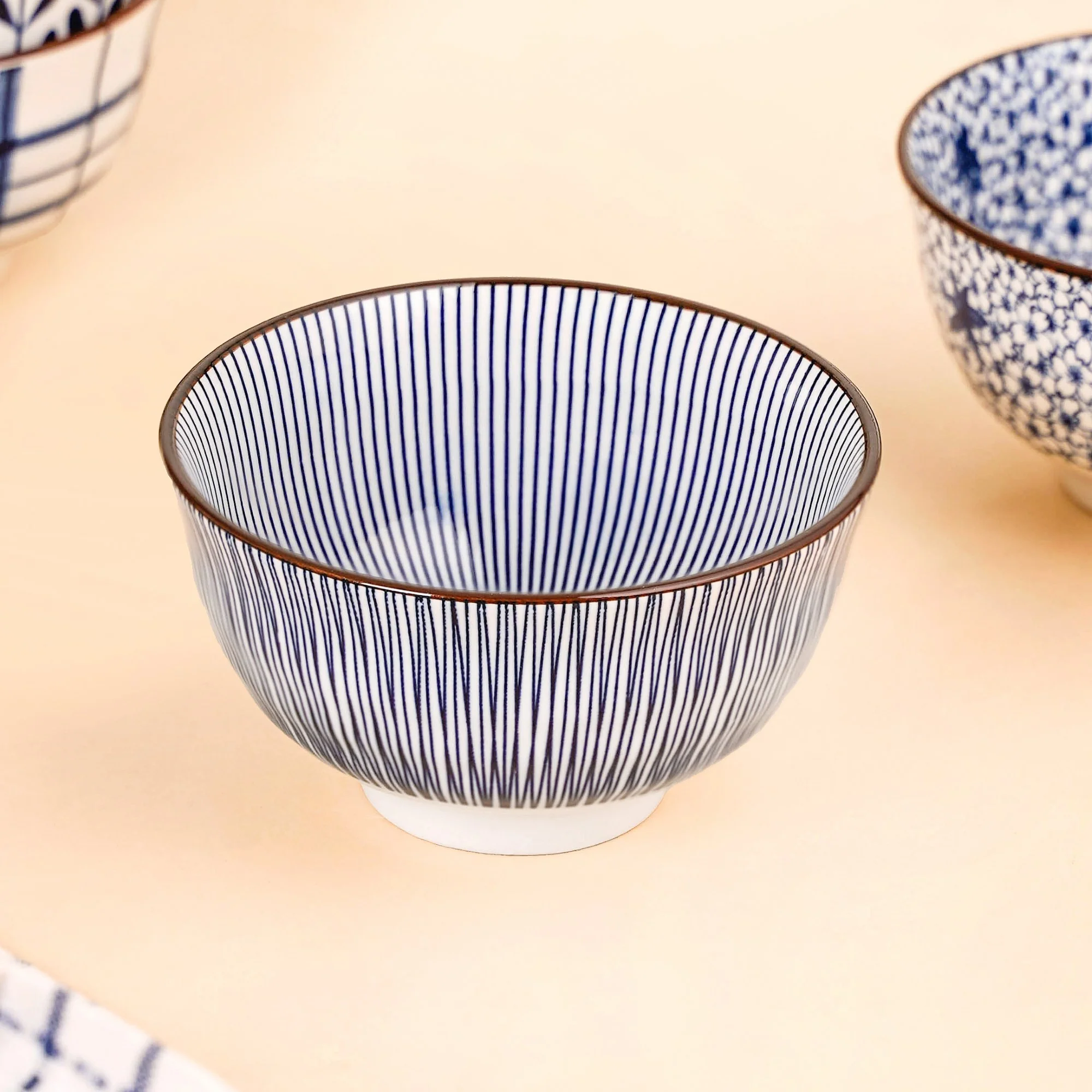 Blue Hue Ceramic Snack Bowl Set Of 5 350ml - Image 7