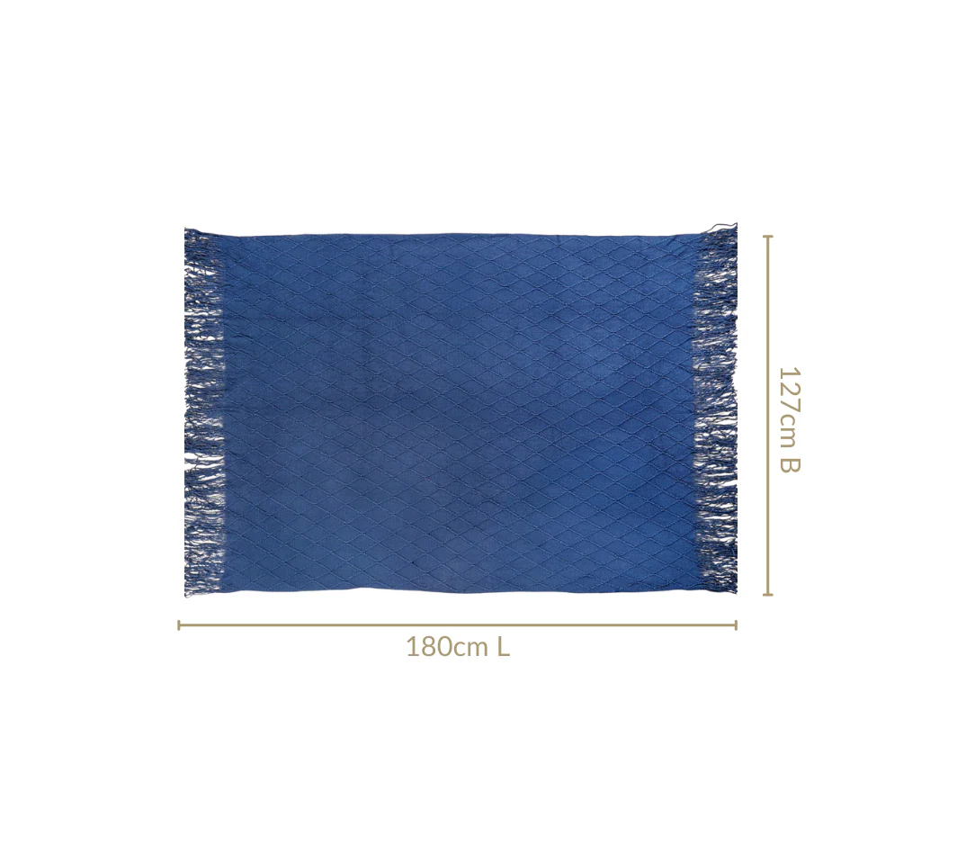 Blue Hue Couch Throw - Image 2