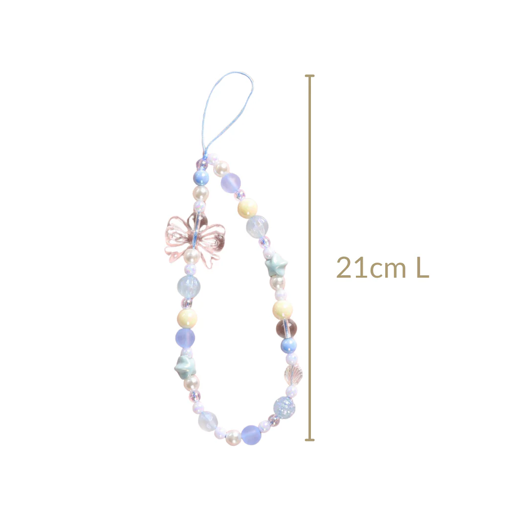 Blue Sea Waves Trendy Phone Lanyard - Image 4