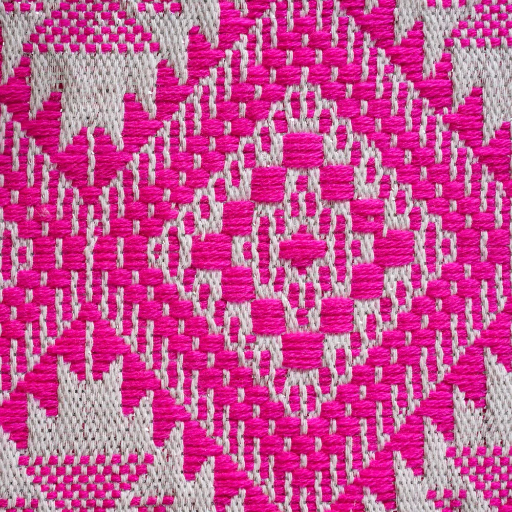 Boho Colour Pop Cushion Cover And Runner Pink Set Of 3 - Image 9