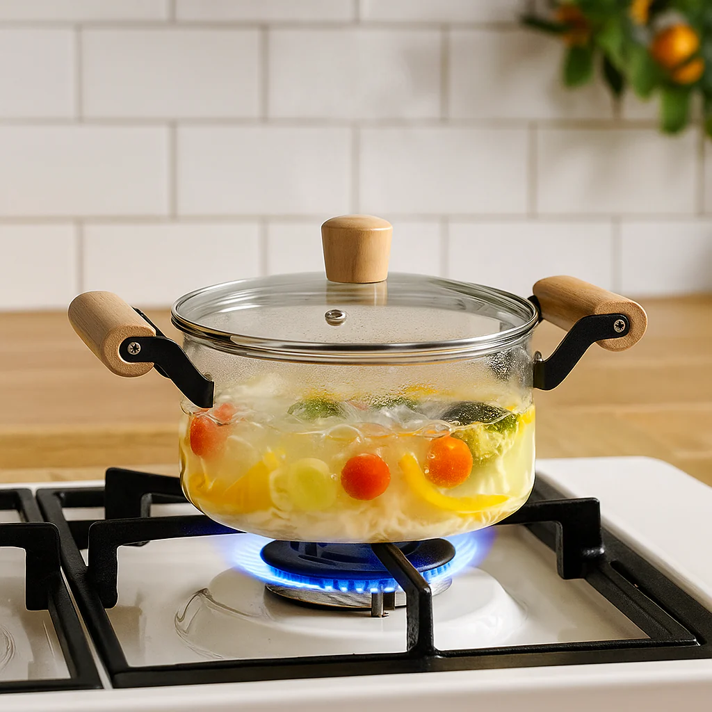 Borosilicate Glass Simmer Pot 2500ml - Image 6