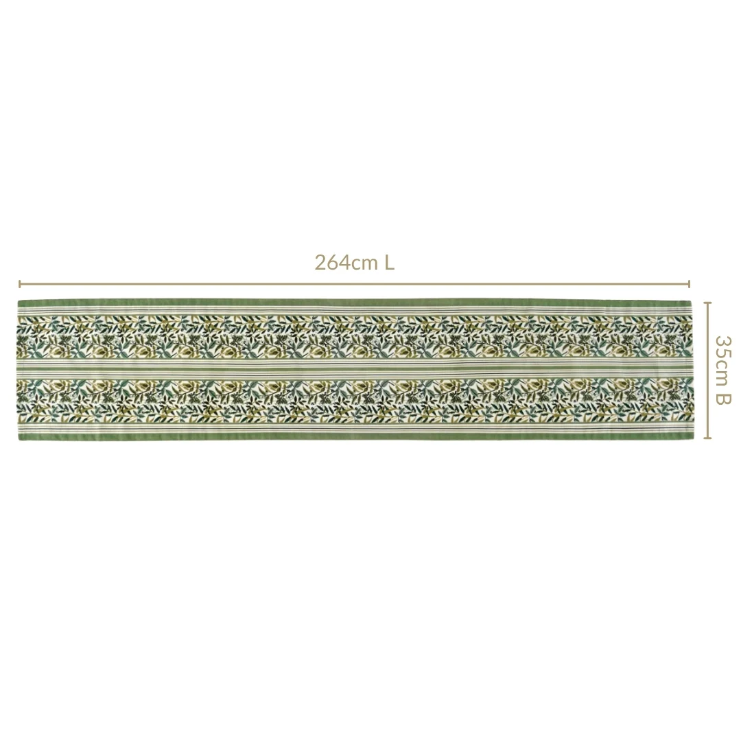 Botanica Cotton 8 Seater Runner 264x35cm - Image 4
