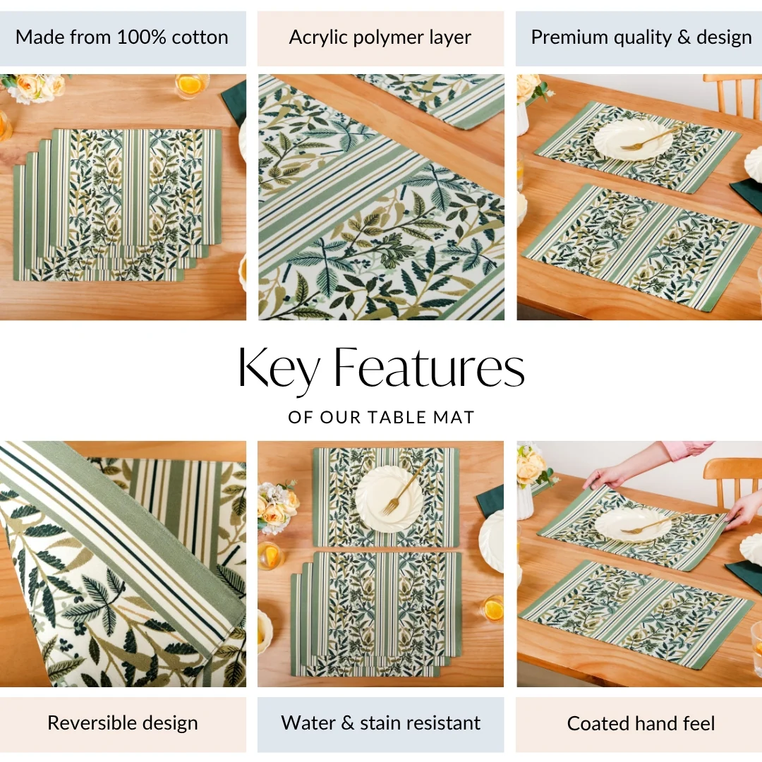 Botanica Cotton Placemat Set Of 4 - Image 5