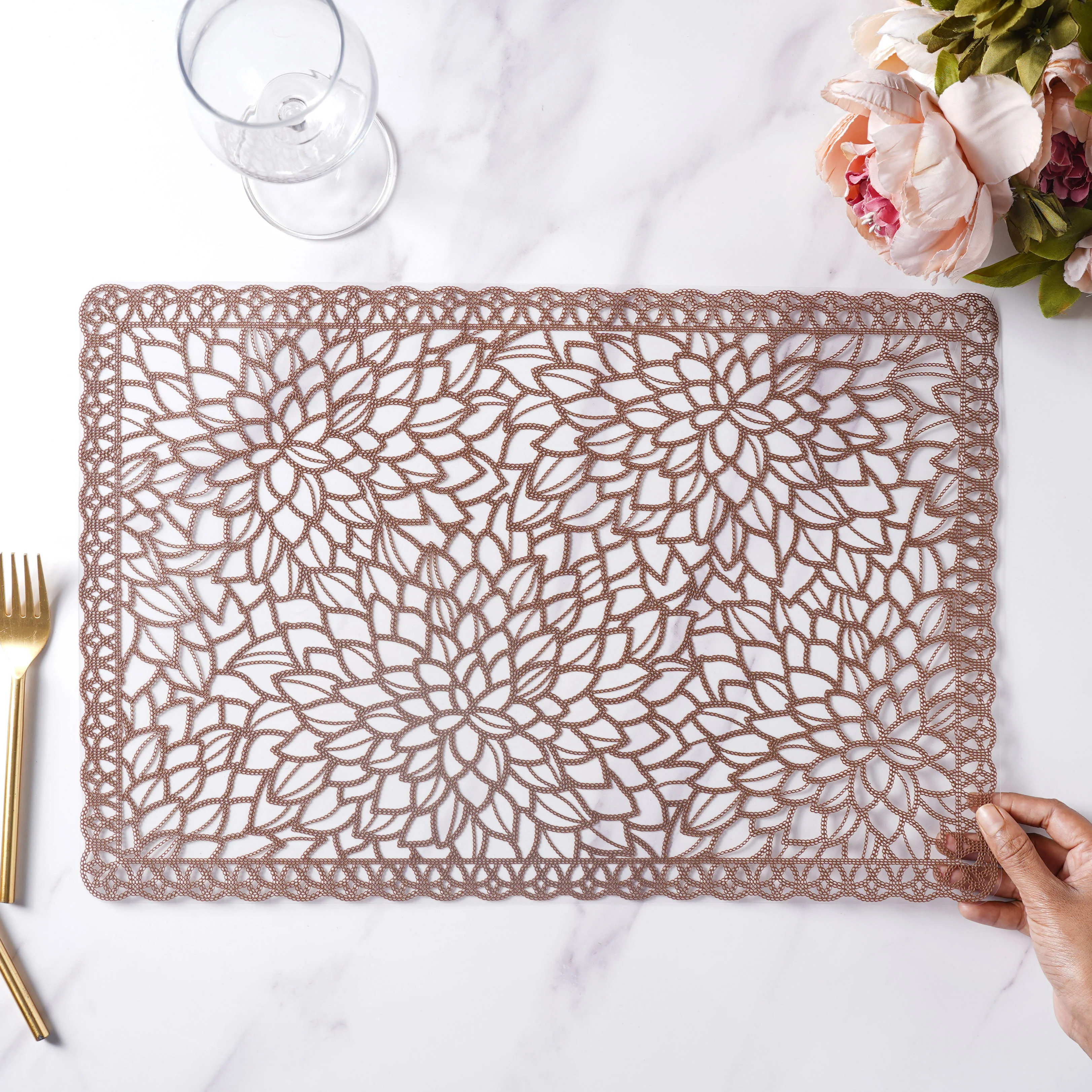Brown Table Mat Set - Image 3