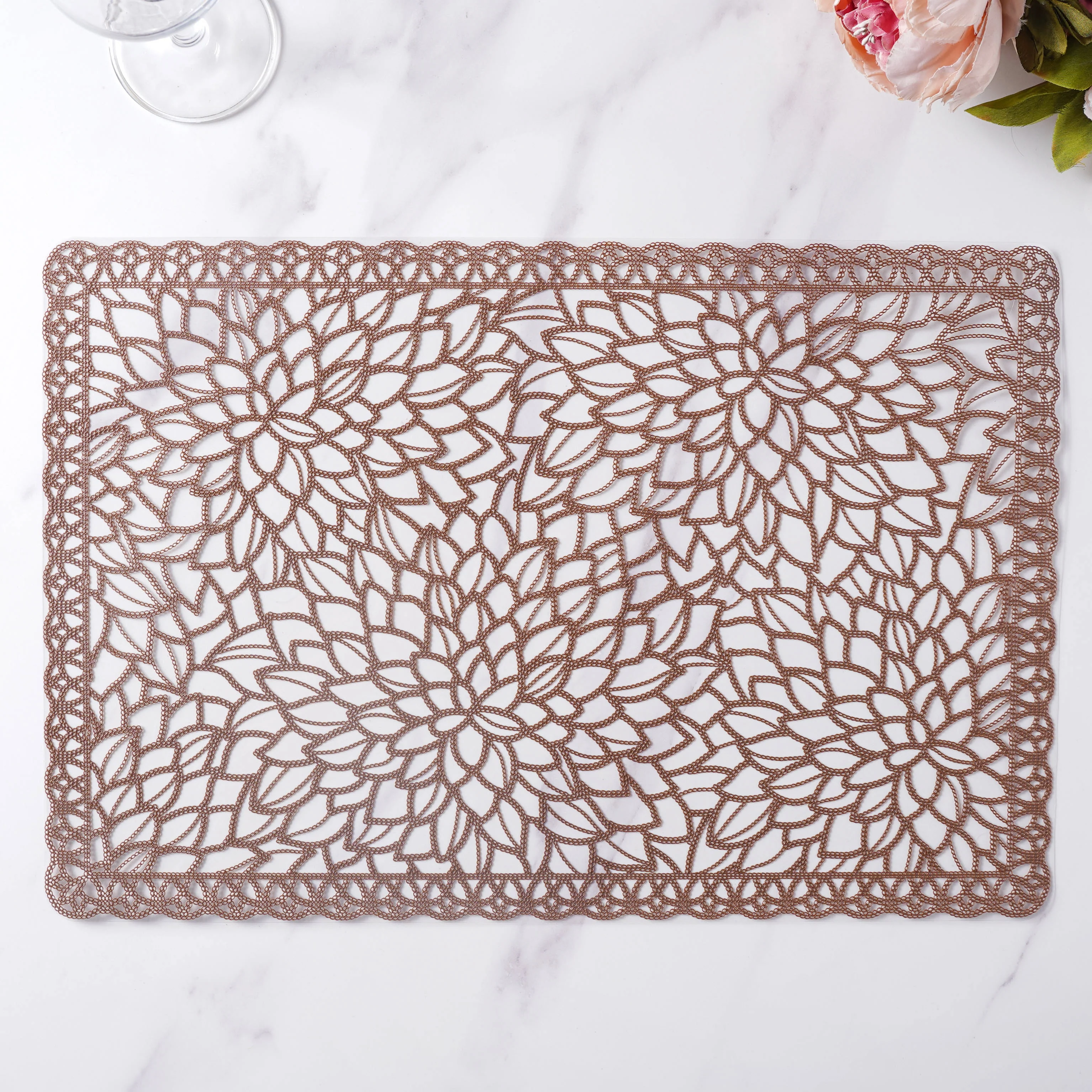 Brown Table Mat Set - Image 4