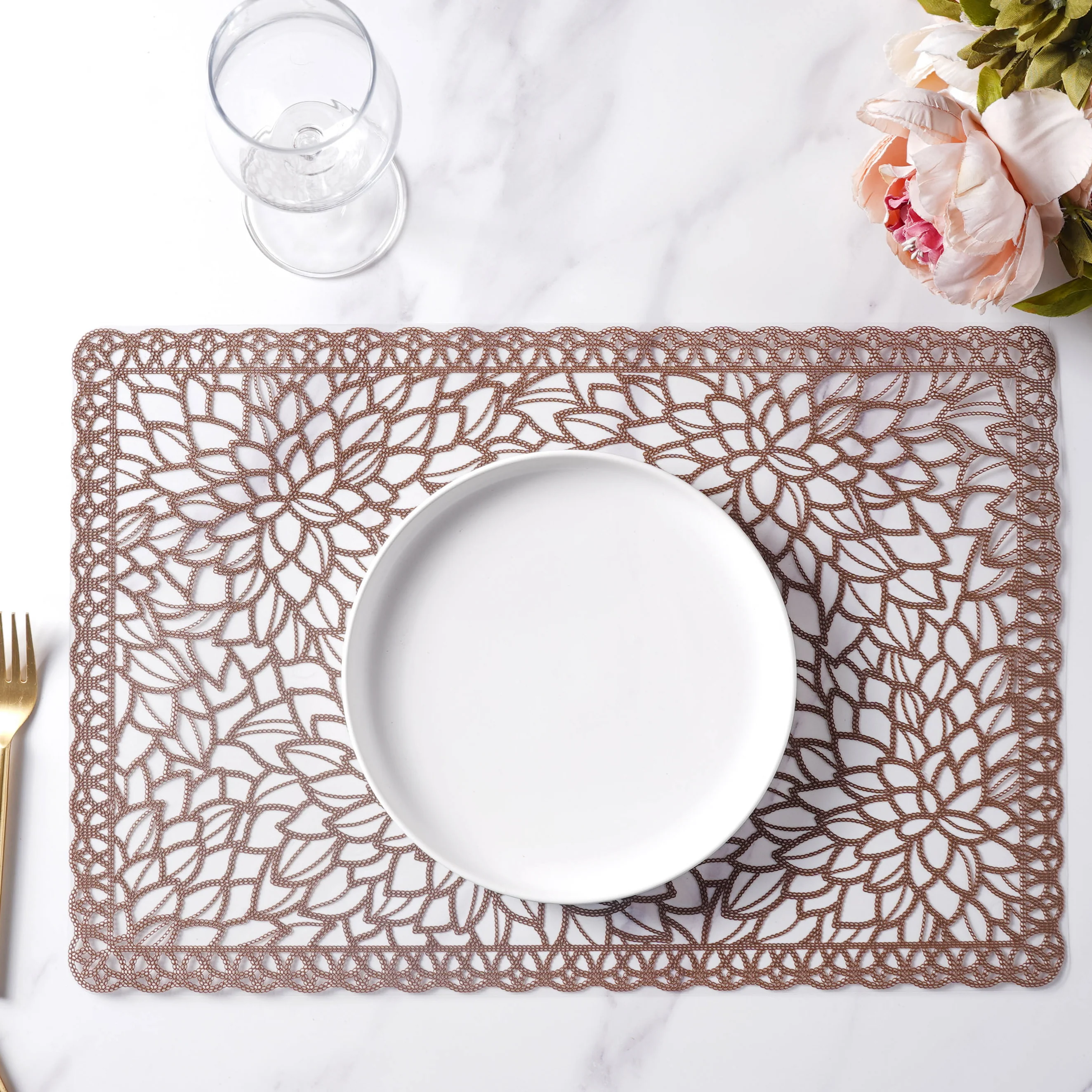 Brown Table Mat Set - Image 5