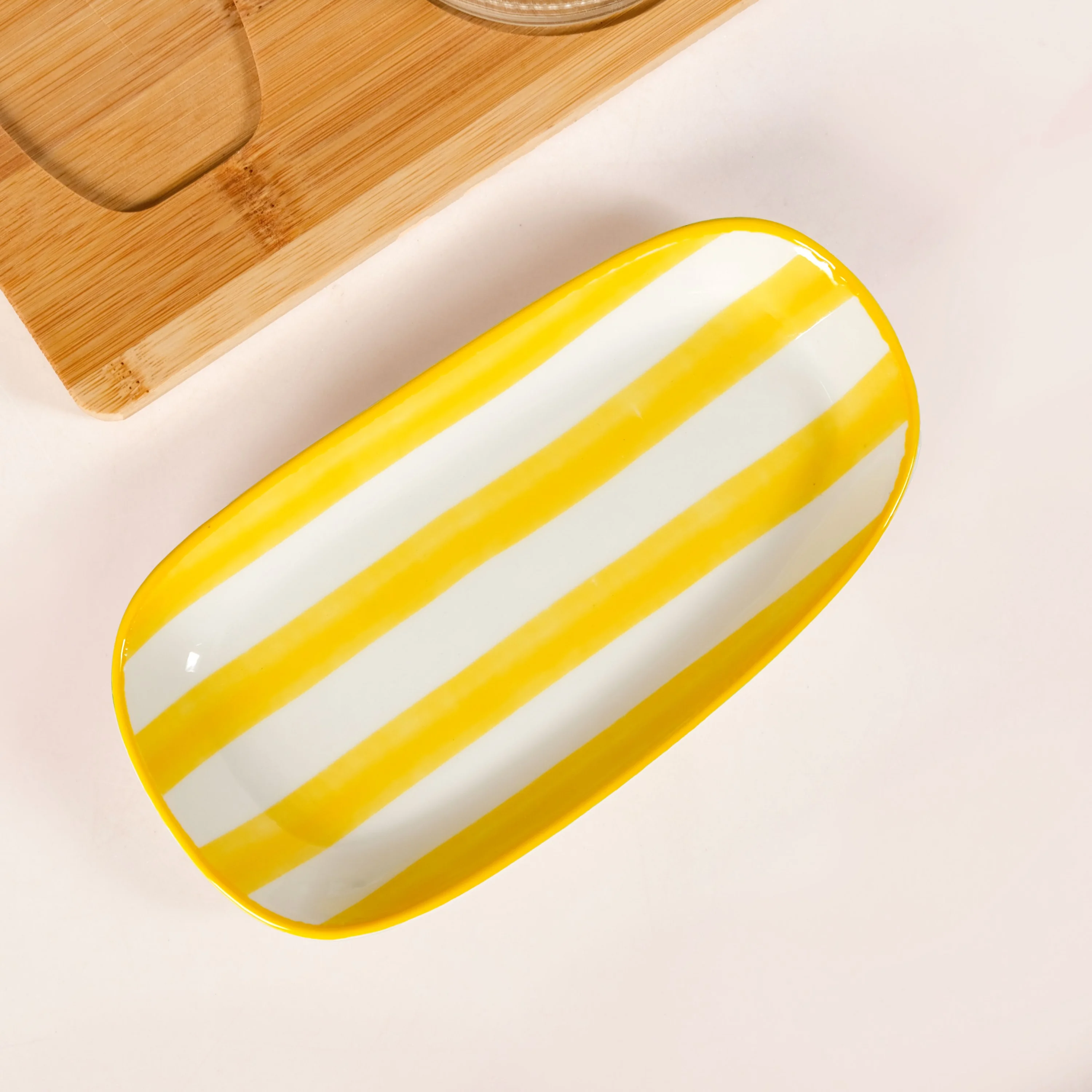 Carnival Stripe Serving Platter Set Of 5 - Image 7