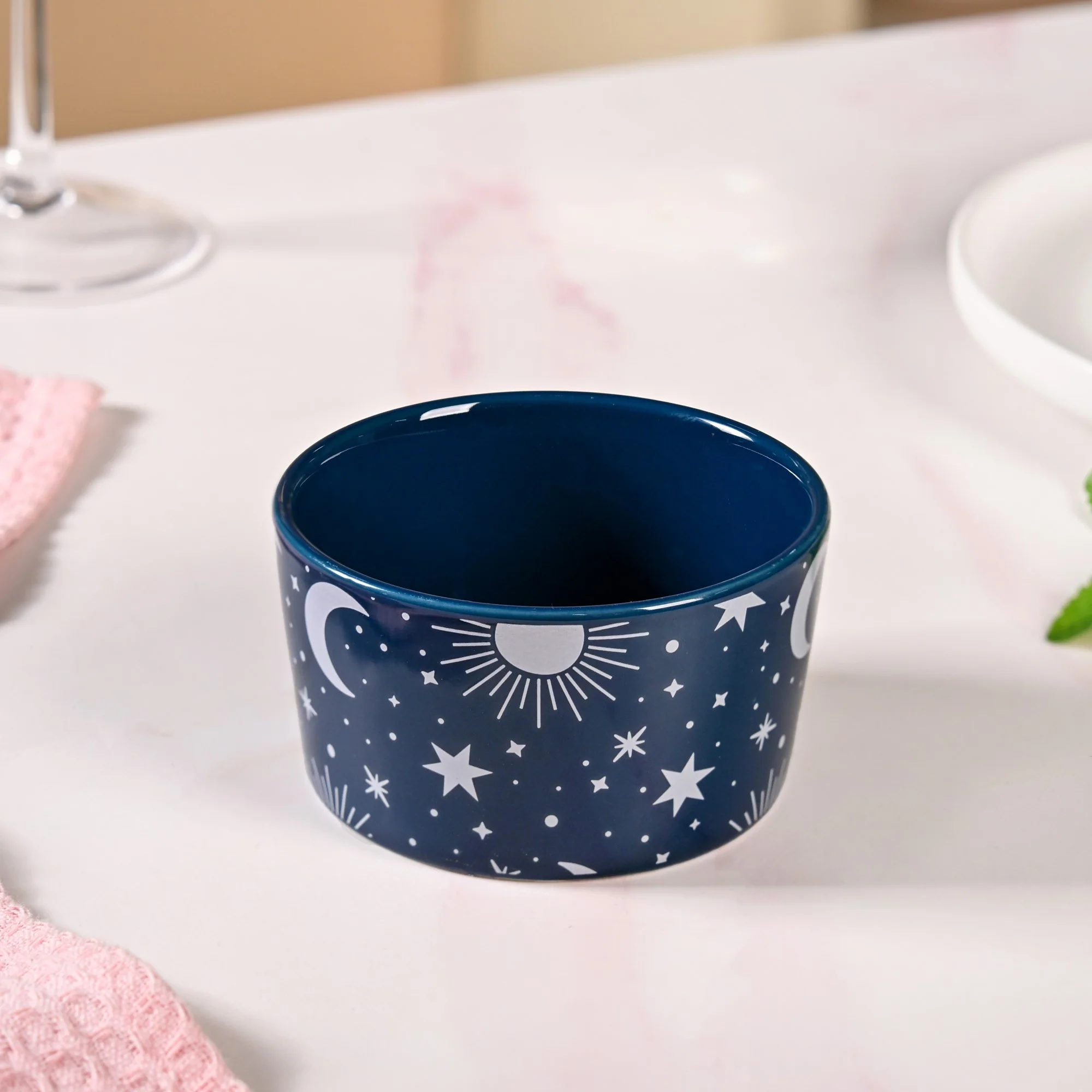 Celestial Charm Serving Platter With Bowls Set Of 5 - Image 8