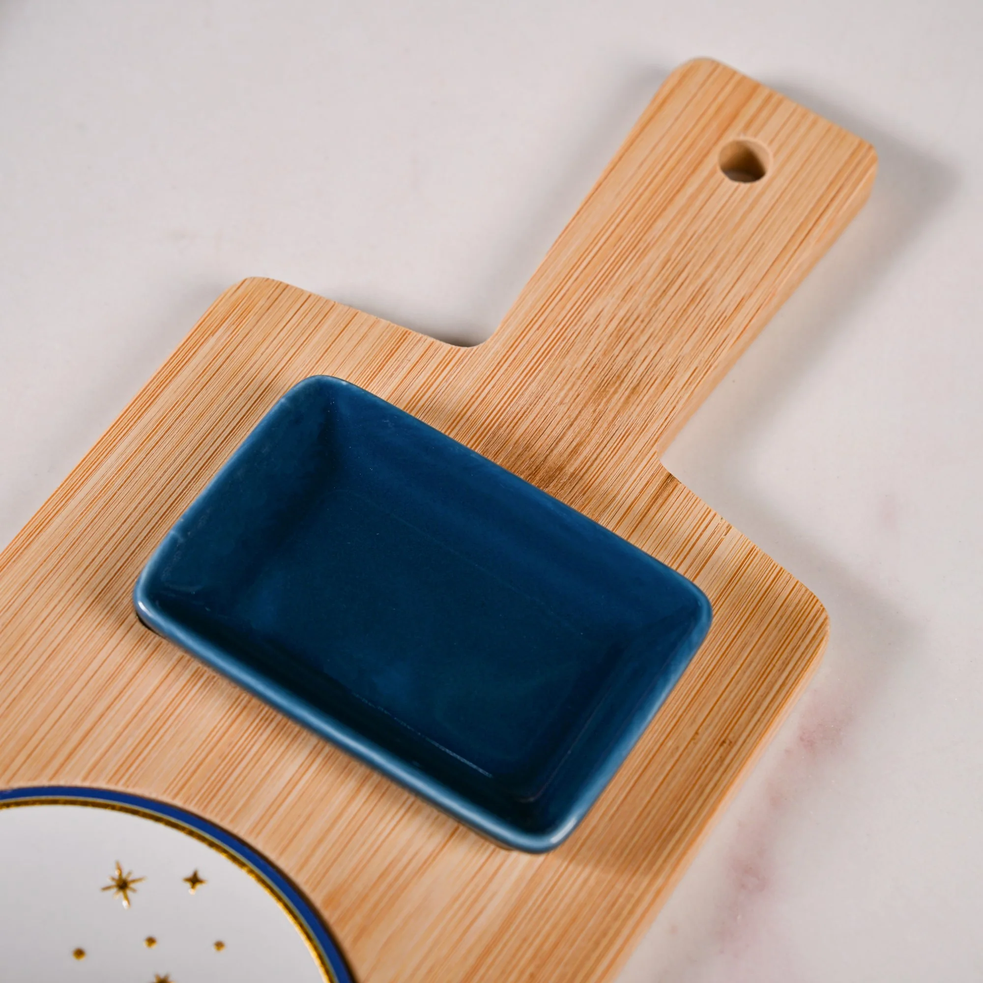 Celestial Platter With Ceramic Dish Set Of 2 - Image 7