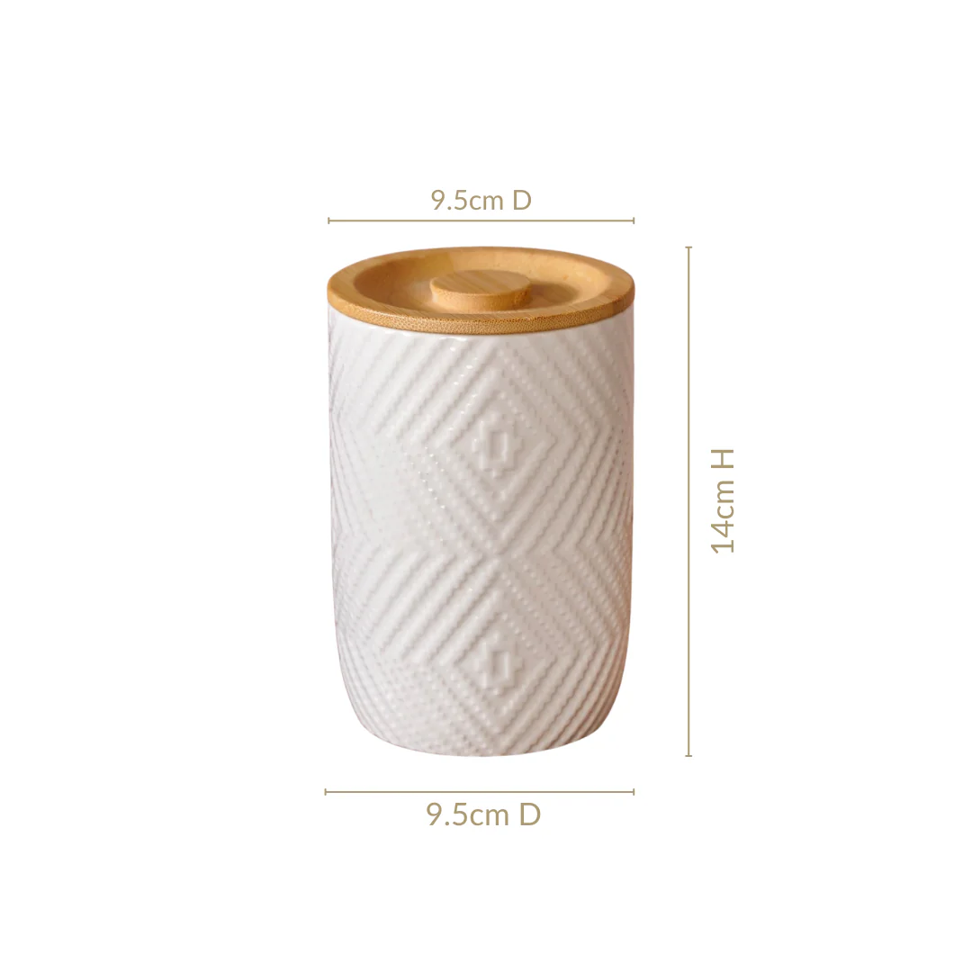 Ceramic Airtight Jar With Lid Large 700ml - Image 3