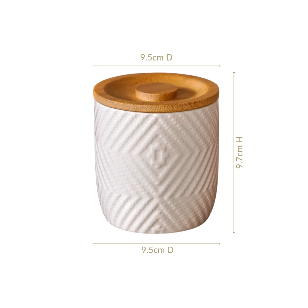 Ceramic Airtight Jar With Lid Small 450ml - Image 3