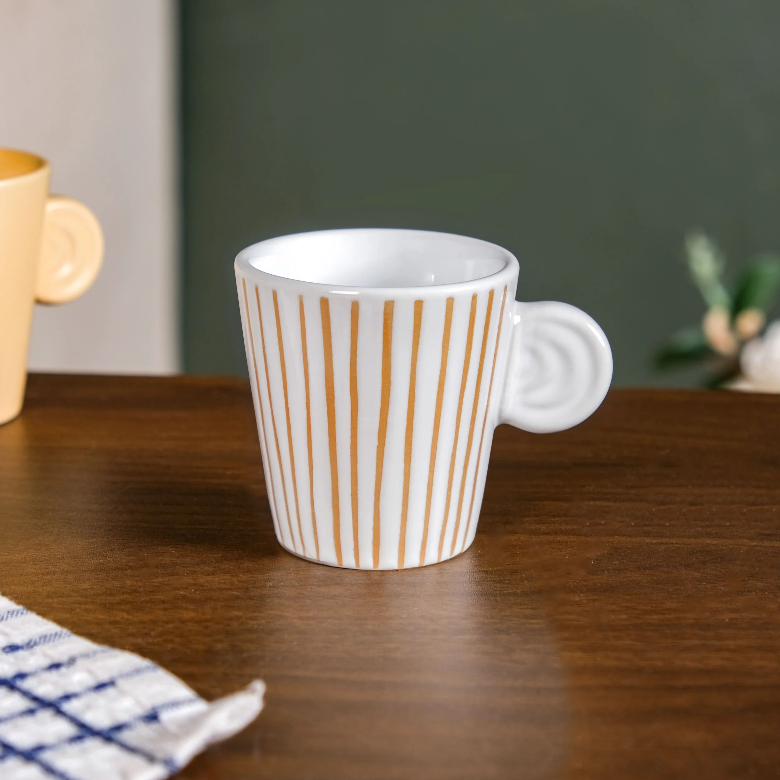 Ceramic Espresso Coffee Cup Set Of 4 100ml - Image 7