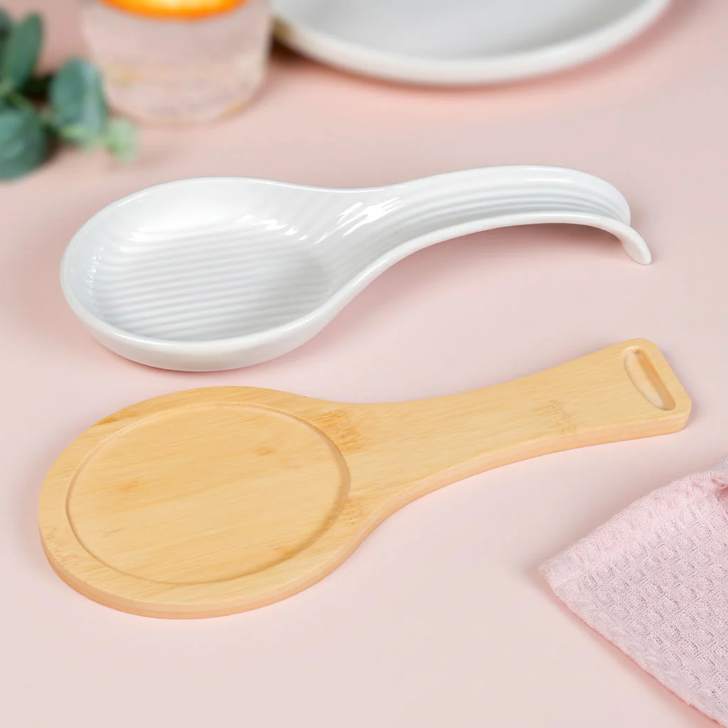 Ceramic Spoon Rest With Stand - Image 2