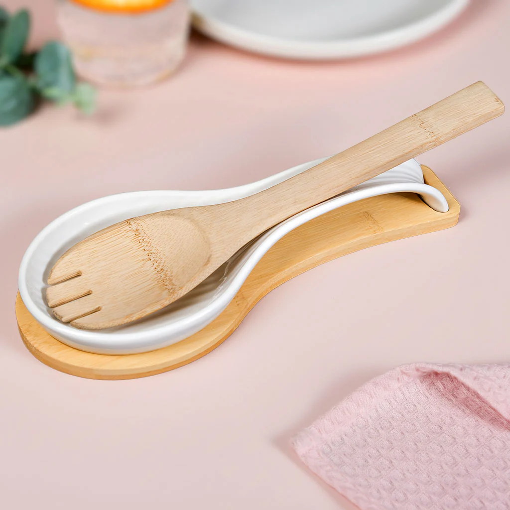 Ceramic Spoon Rest With Stand - Image 8