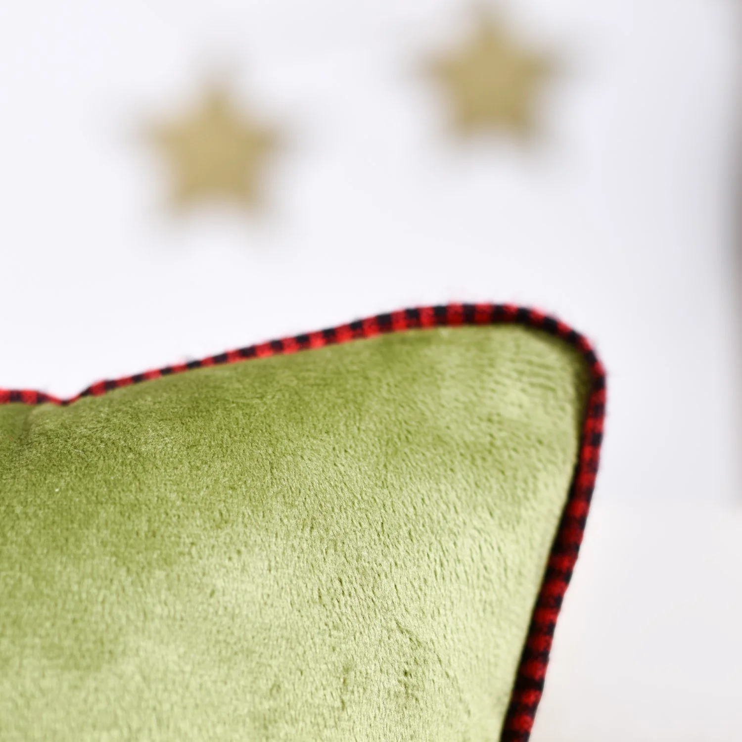 Christmas Stocking Velvet Cushion Cover 40x40cm - Image 4