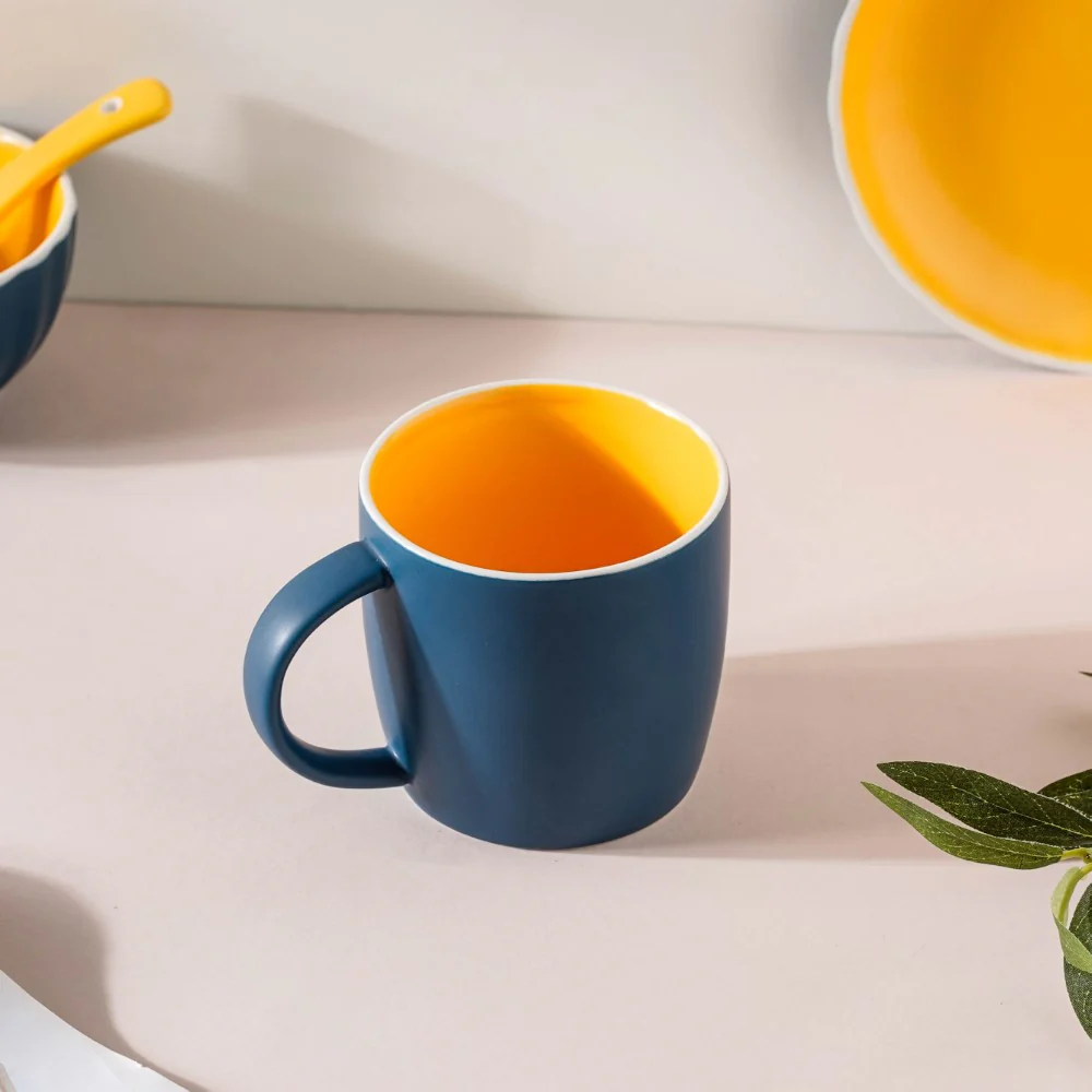 Chrome 5 Piece Blue Snack Set For 1 - Image 5