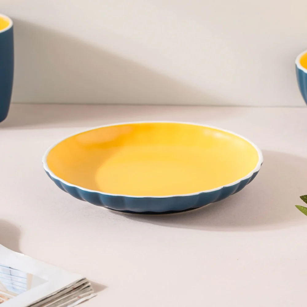 Chrome 5 Piece Blue Snack Set For 1 - Image 7