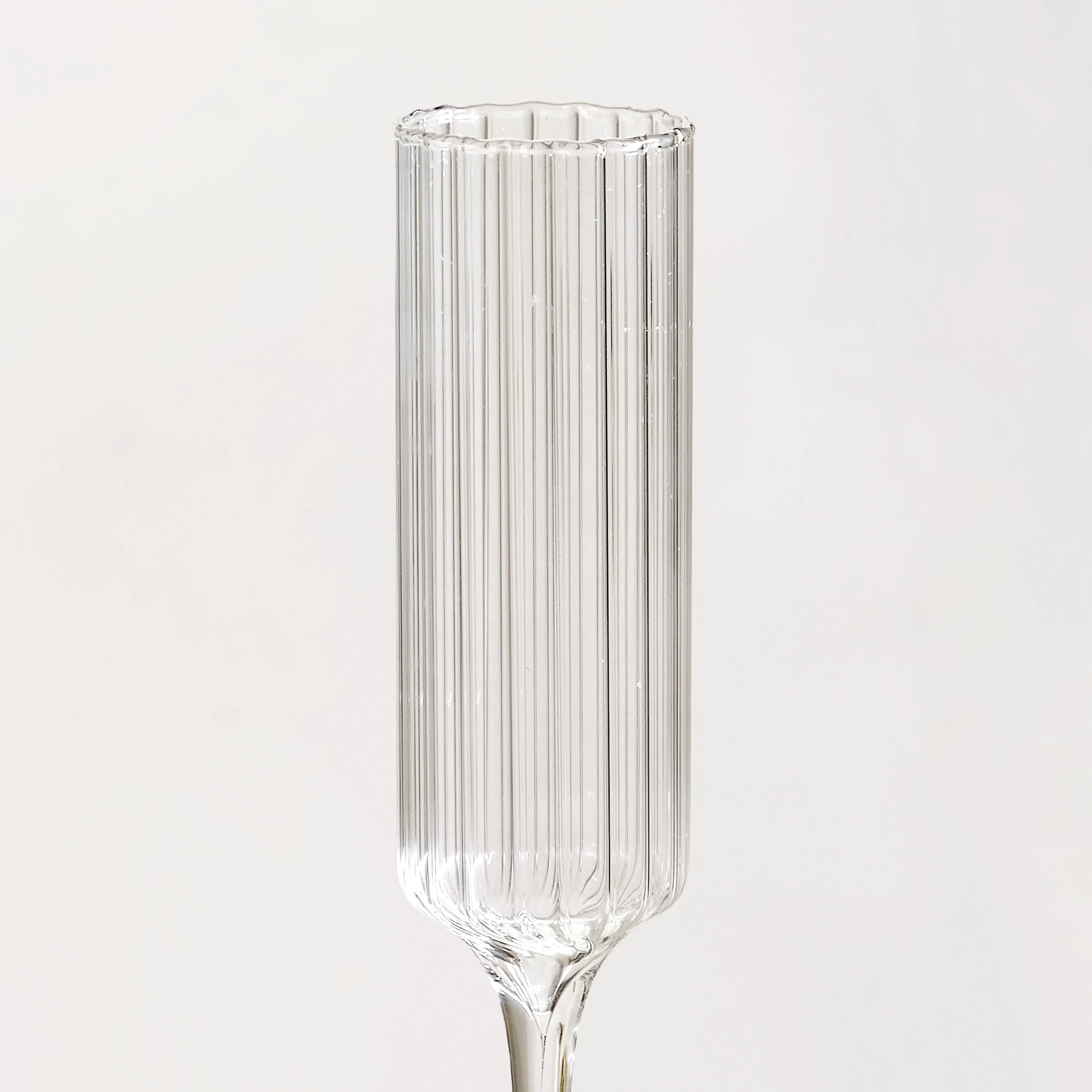 Classic Ribbed Champagne Glass 180ml - Image 6