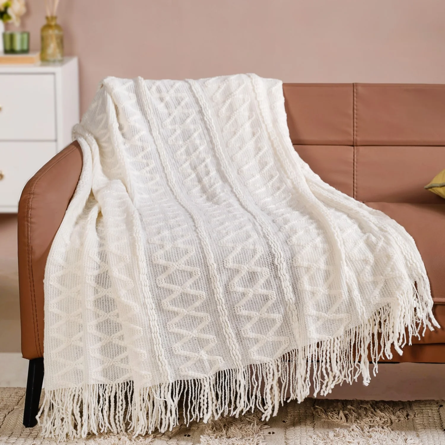 Cloud Dancer Couch Throw Blanket - Image 6