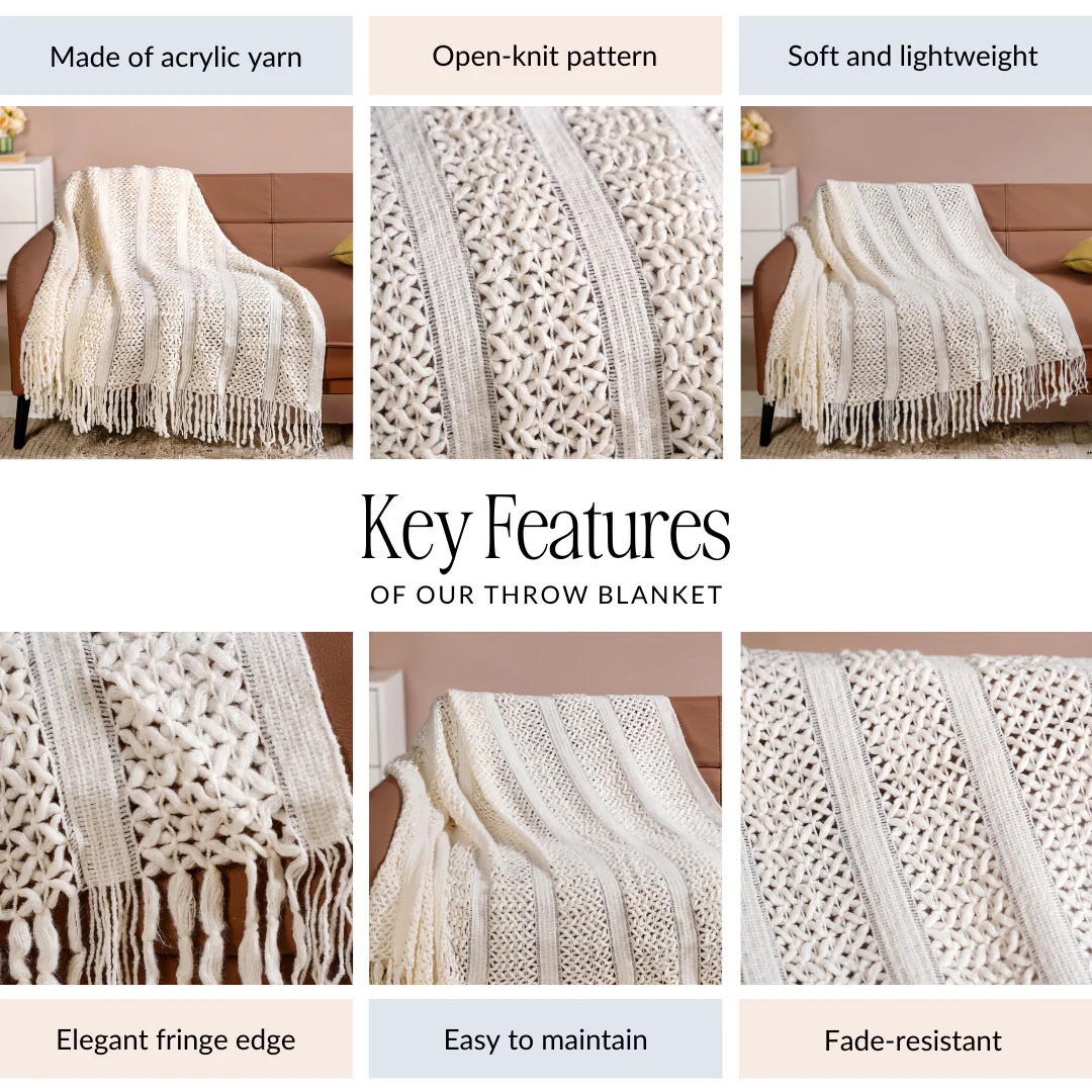 Cloud Nine Throw Blanket White - Image 4