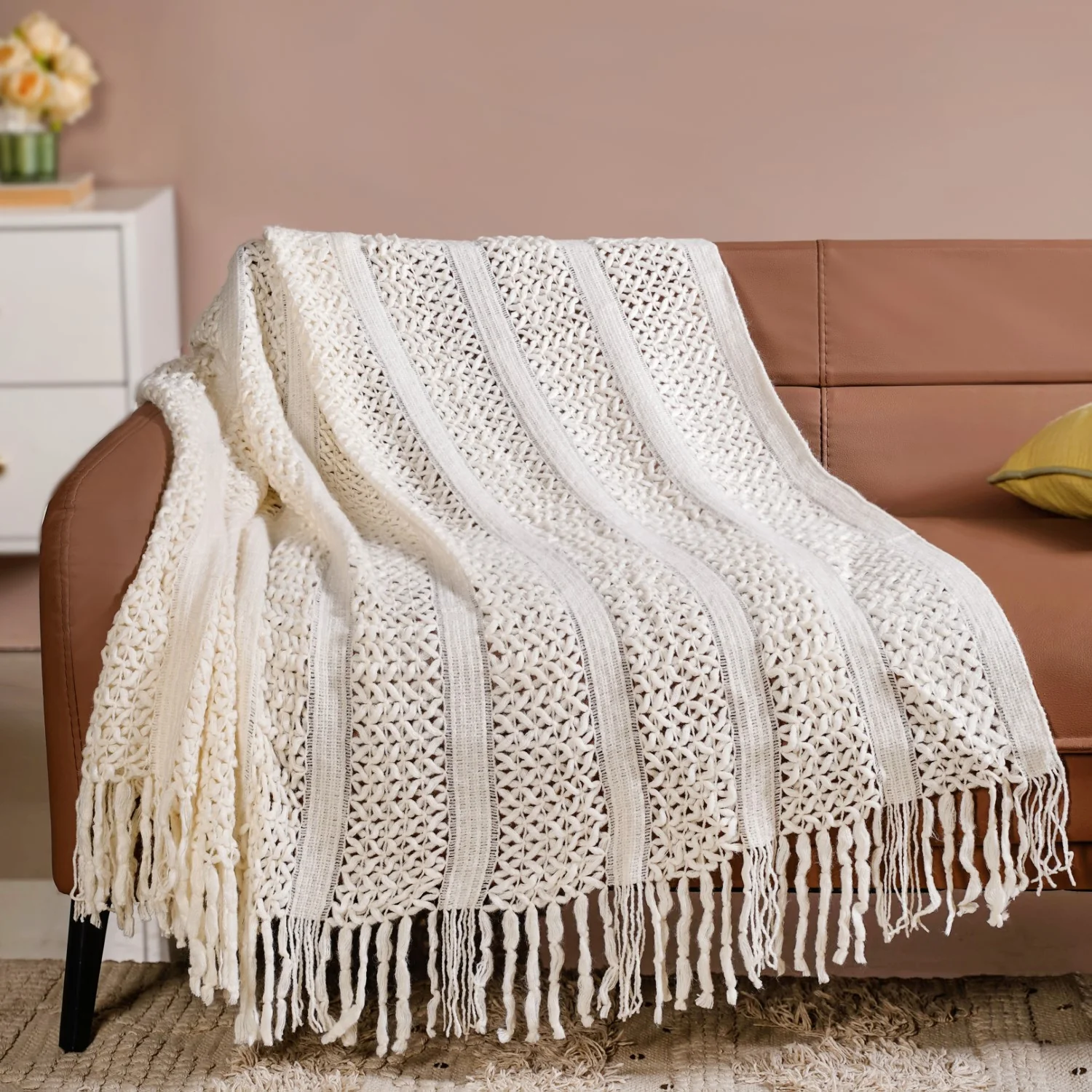 Cloud Nine Throw Blanket White - Image 6