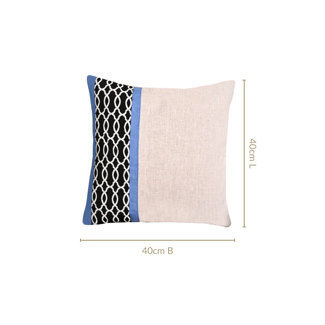 Coastal Contrast Cushion Cover Set Of 3 40x40cm - Image 3