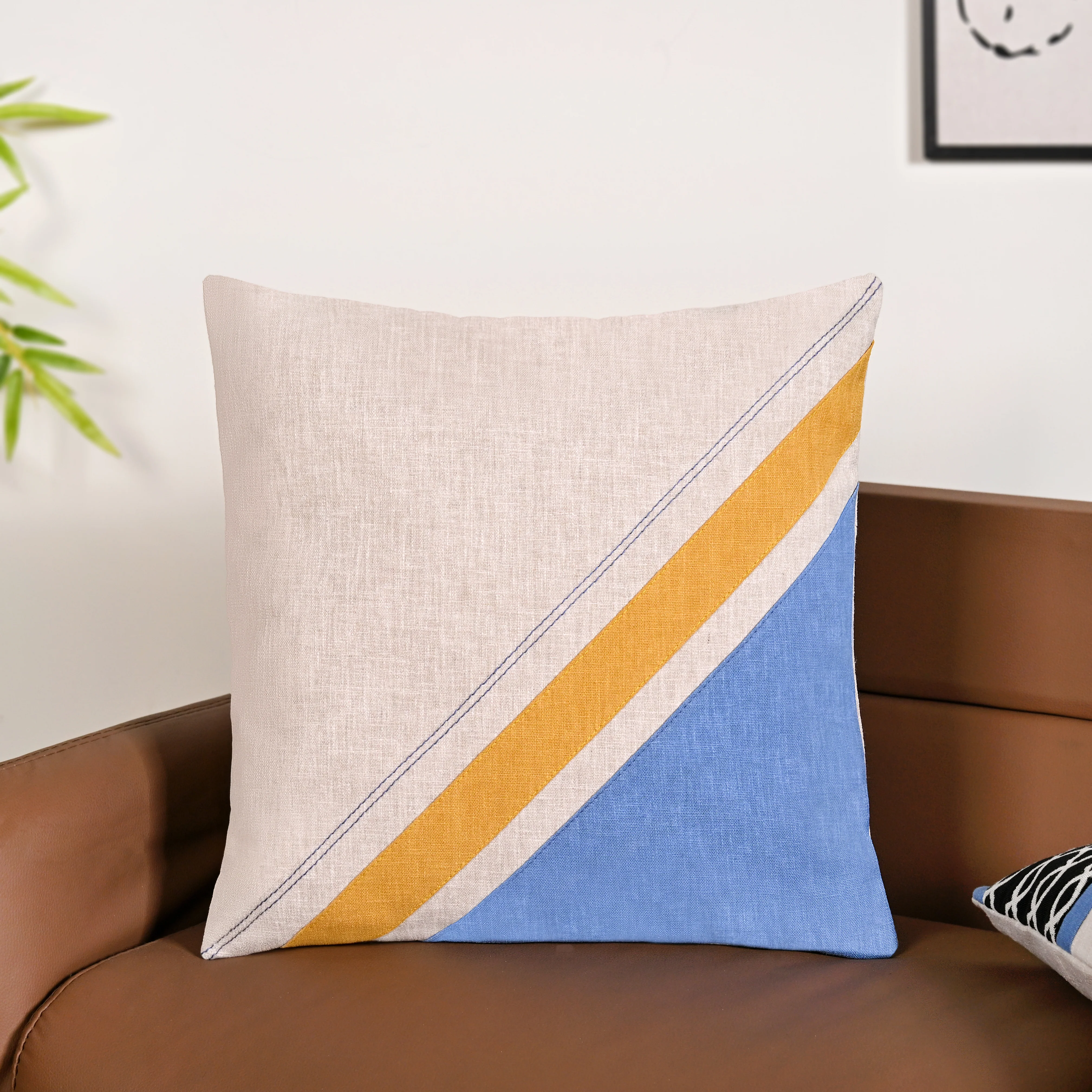 Coastal Contrast Cushion Cover Set Of 3 40x40cm - Image 5