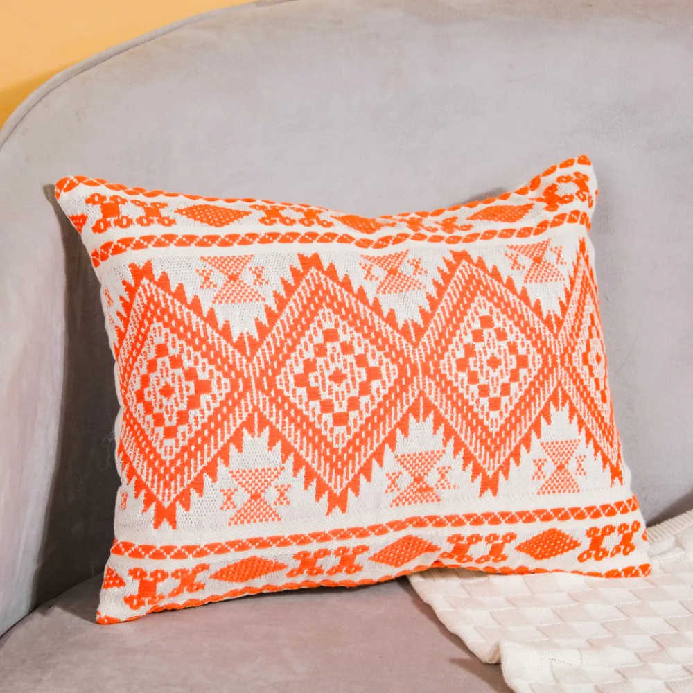 Colour Pop Boho Woven Cushion Cover Set Of 3 - Image 5