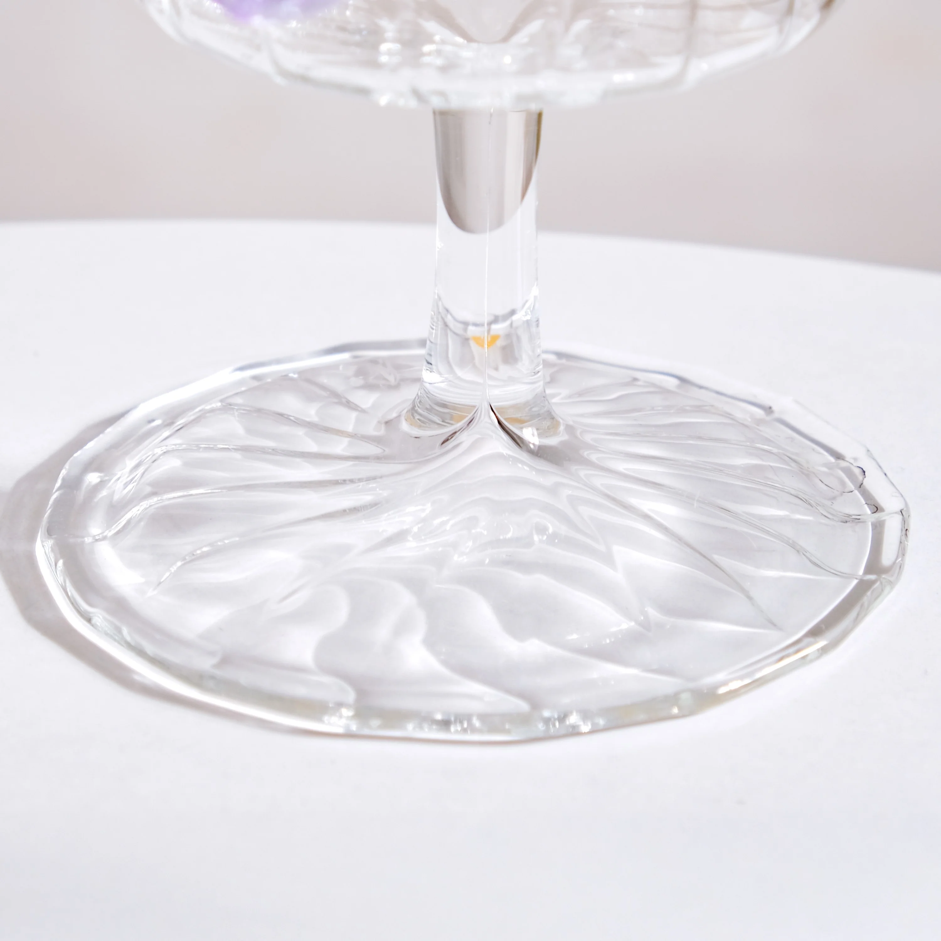 Crystal 3D Butterfly Wine Glass Lavender 250ml - Image 8